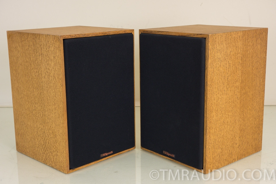 Klipsch KG 1.2 Compact Bookshelf Speakers; Oak Oil Finish The Music Room