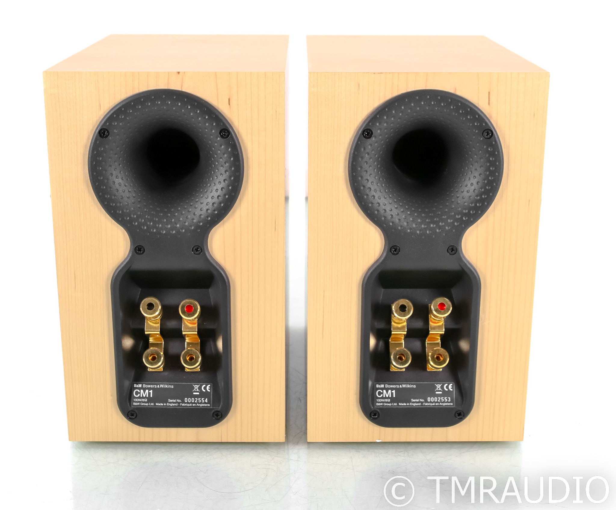 B&W ＣＭ１ B&W CM1 Bookshelf Speakers; Maple Pair; CM-1 - The Music Room