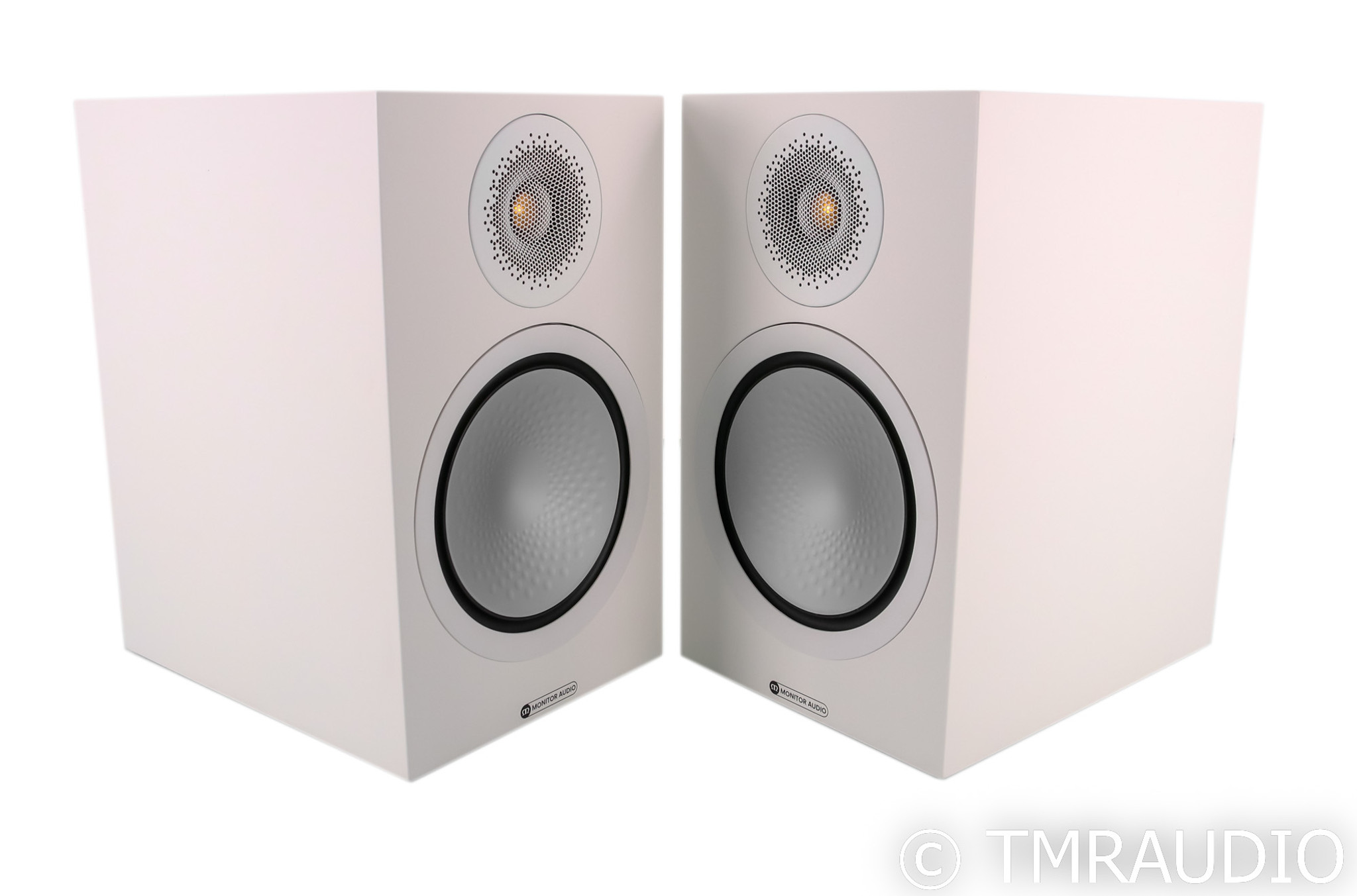 Monitor Audio Bronze 100 Bookshelf Speakers White Pair