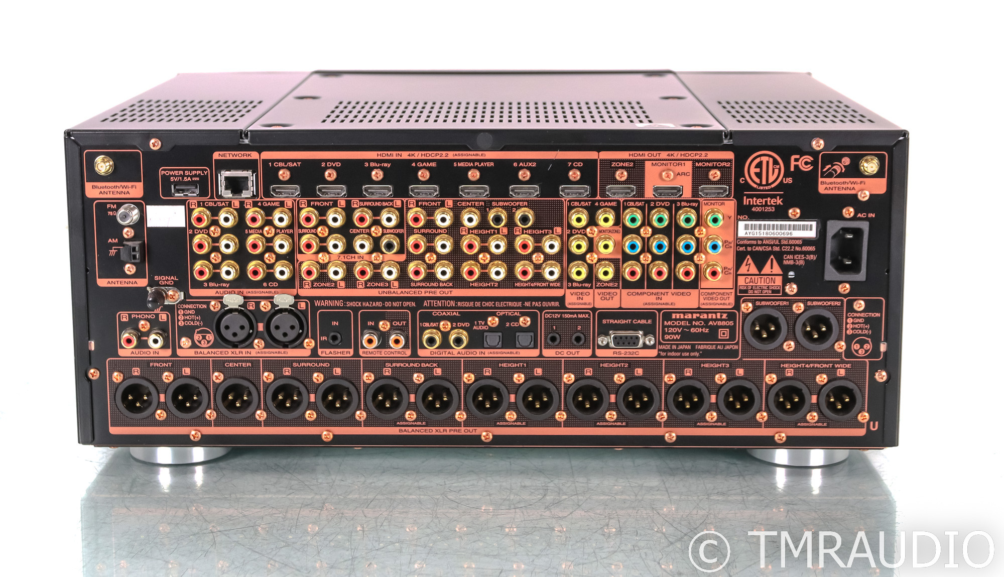 Marantz AV8805 13.2 Channel Home Theater Processor; Black; Wireless; MM