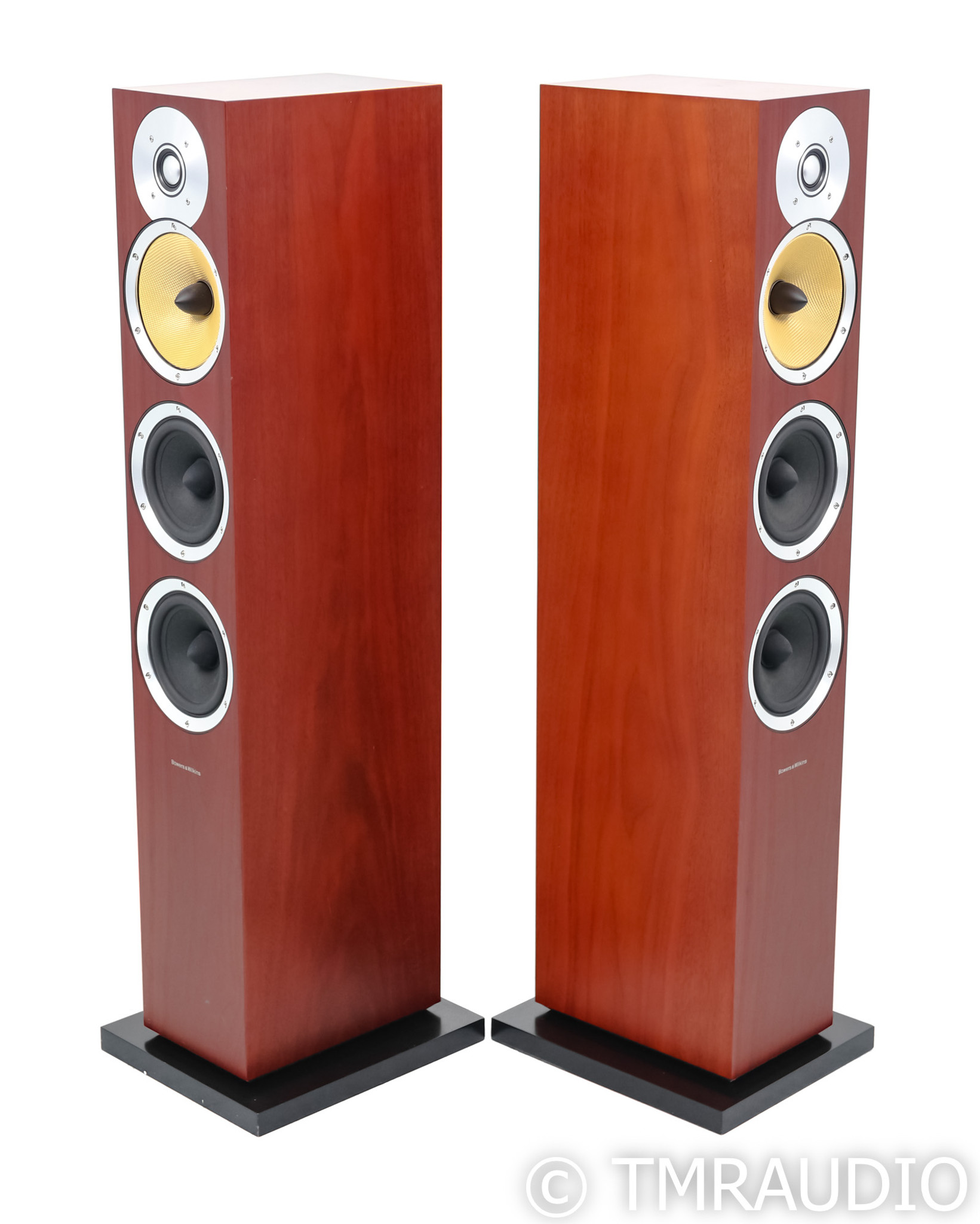 B&W CM8 Floorstanding Speakers; CM-8; Rosenut Pair