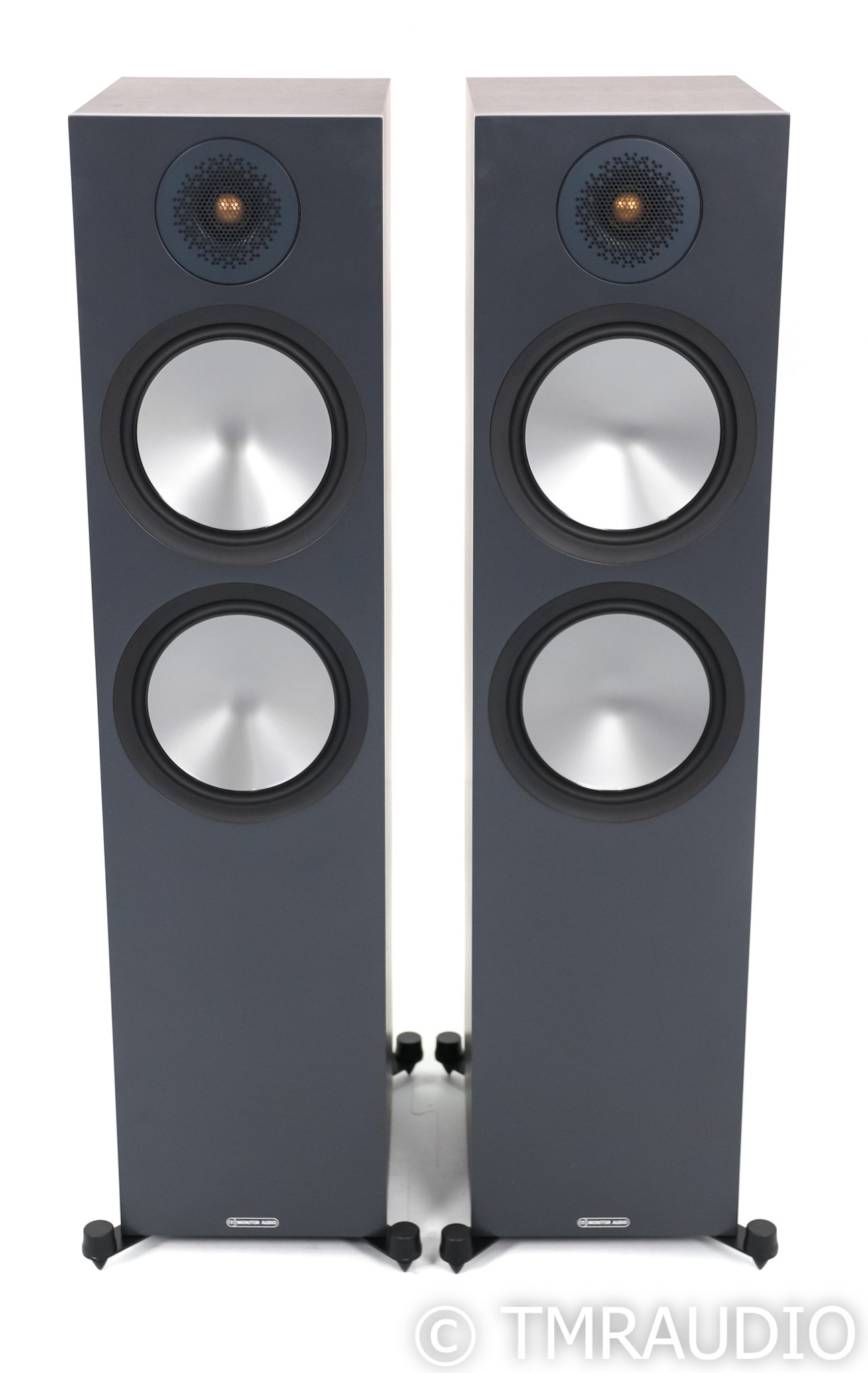 Monitor Audio Bronze 500 Floorstanding Walnut Pair - The Room