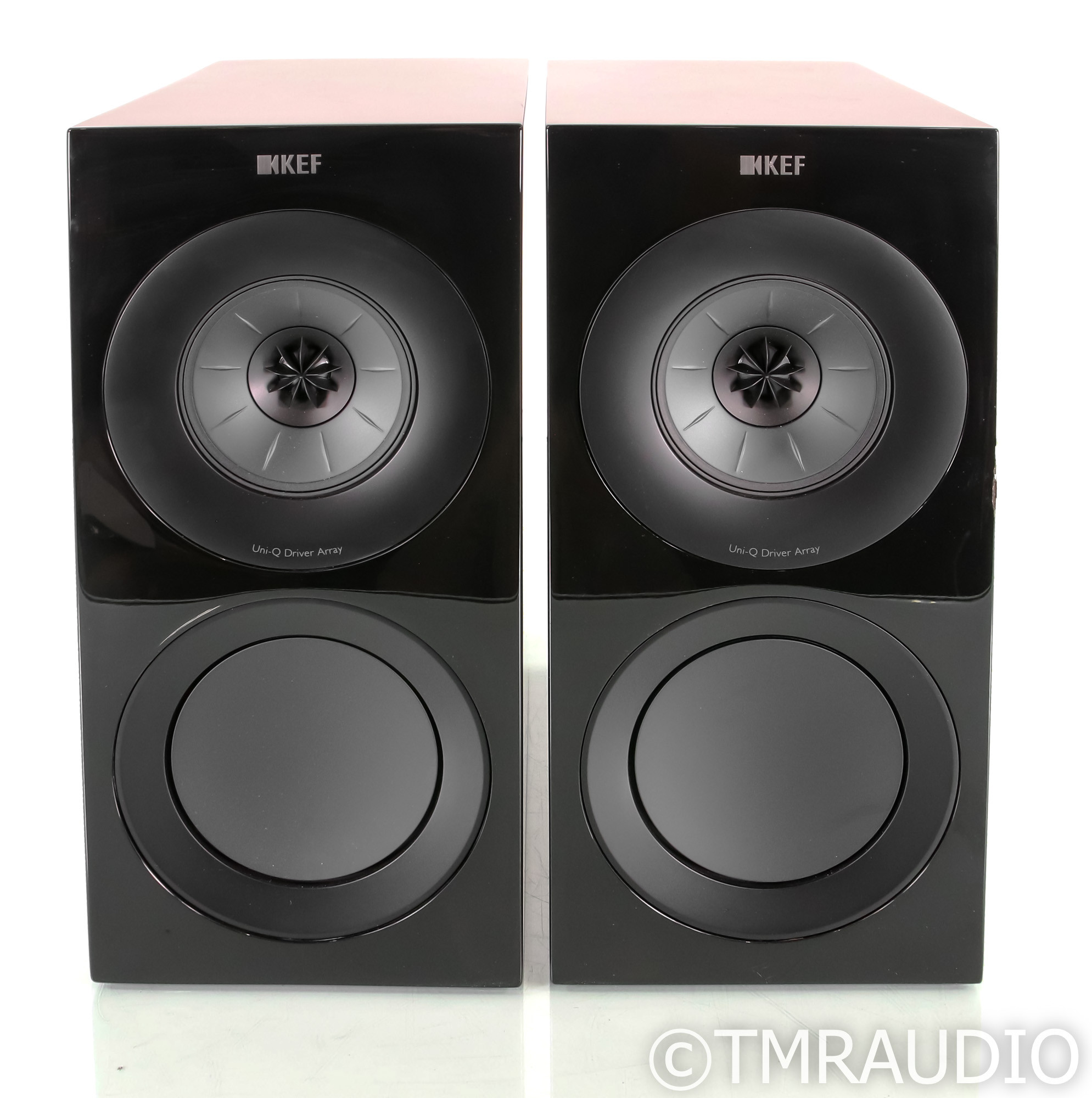 KEF R3 Bookshelf Speakers Black Pair (SOLD) The Music Room