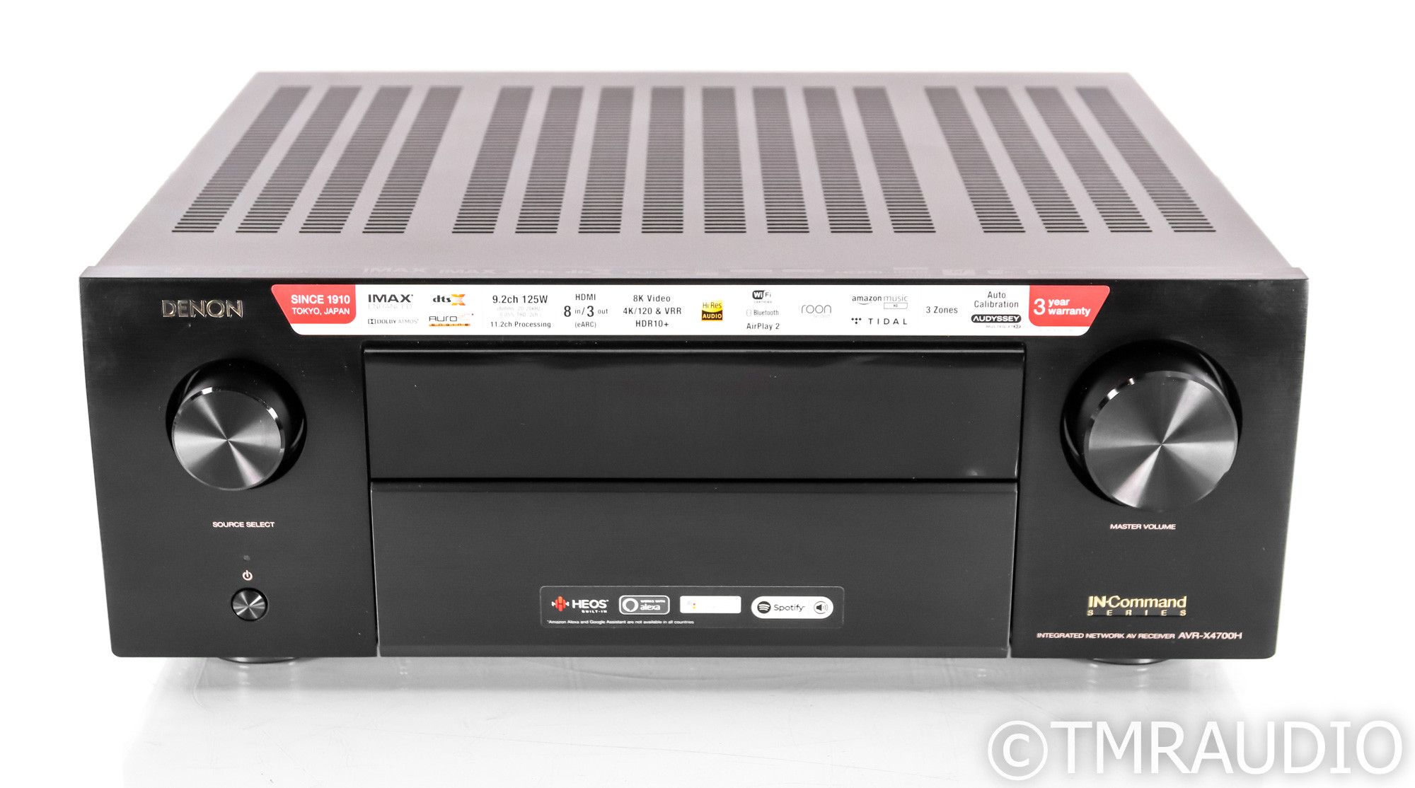 Denon AVR-X4700H 9.2 Channel Home Theater Receiver; AVRX4700H