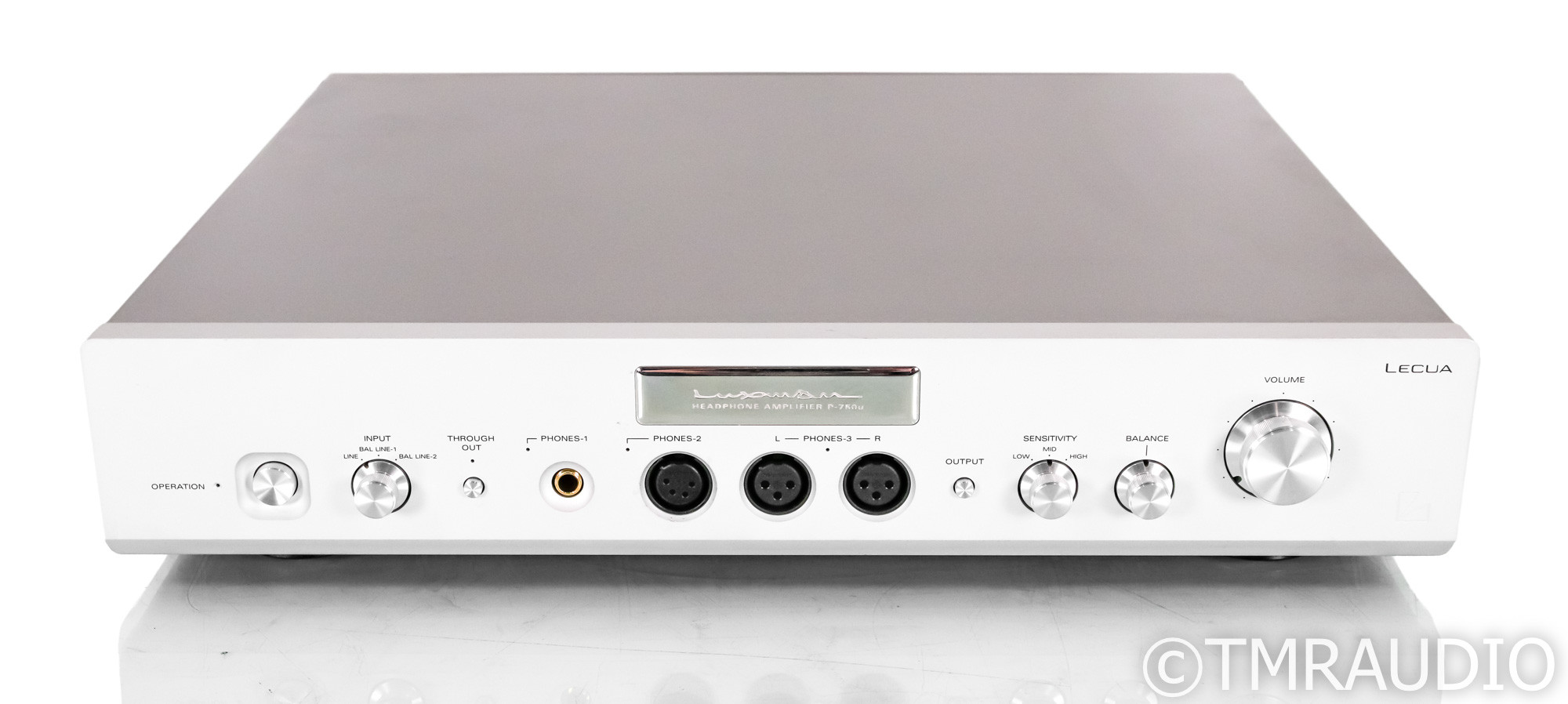 Luxman p-750u Headphone Amplifier; Silver; 100V