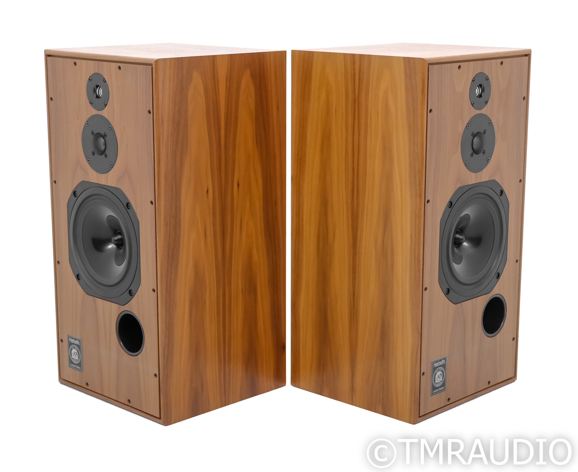 Harbeth Super HL5 Plus 40th Anniversary Bookshelf Speakers+; Walnut Pair;  SHL5+