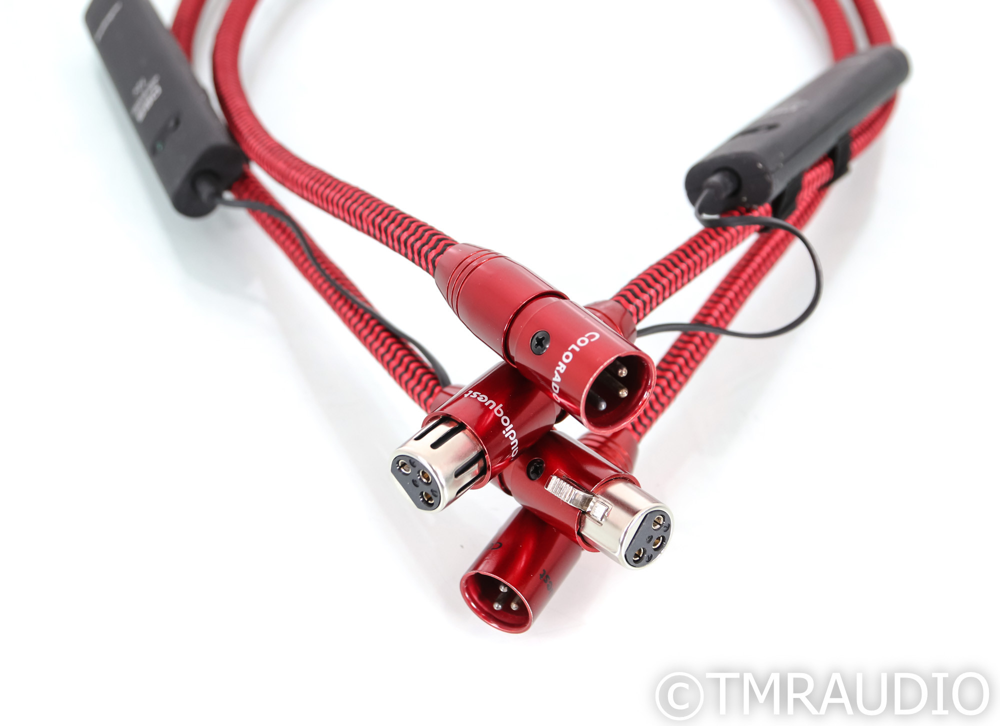 AudioQuest Colorado XLR Cables; 1m Pair Balanced Interconnects; 72v DBS
