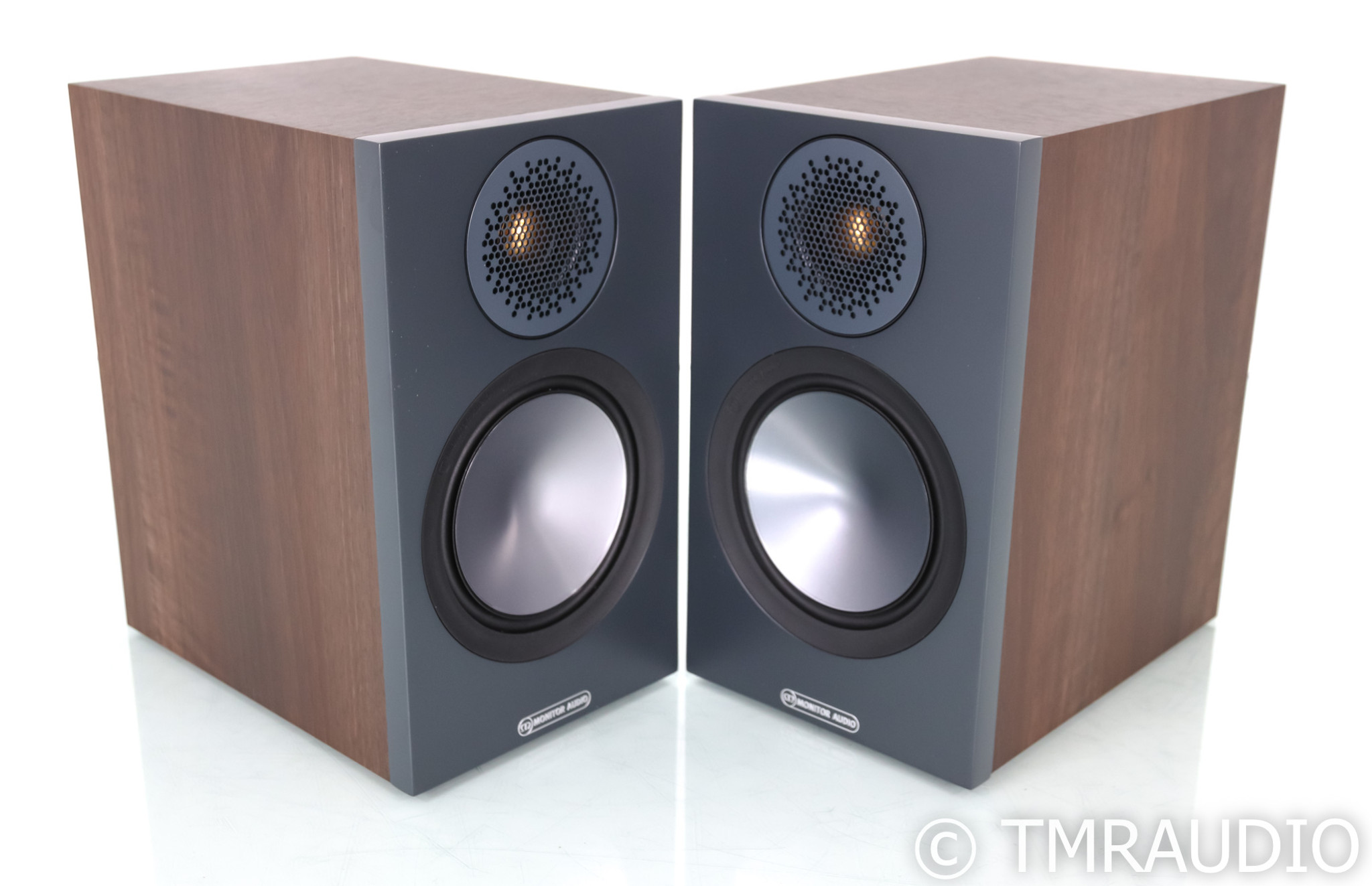 Monitor Audio Bronze 50 Bookshelf Speakers; Walnut Pair