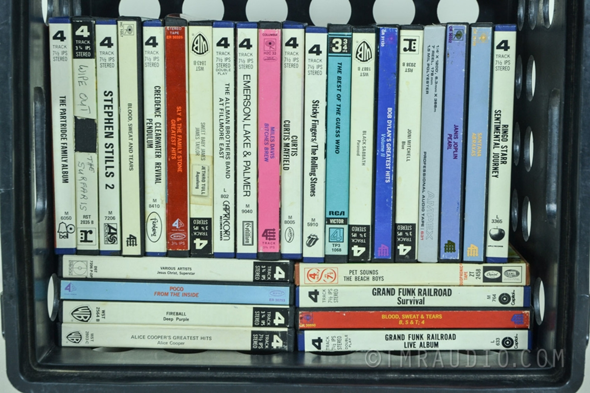 Lot of 28 Reel to Reel tapes; Original Classic Rock Recordings