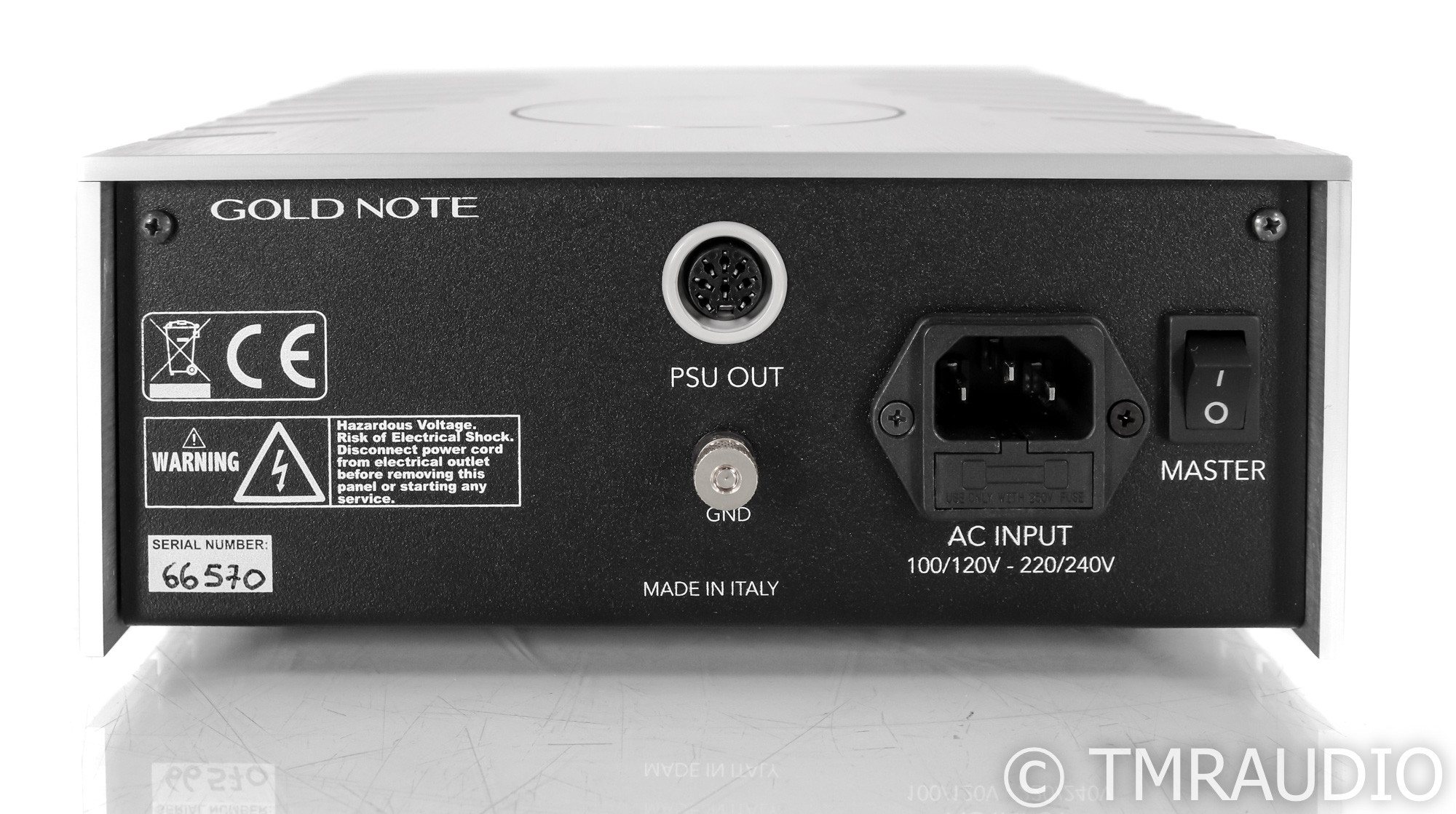 Gold Note PSU10 EVO External Power Supply; PSU10; Silver The Music Room