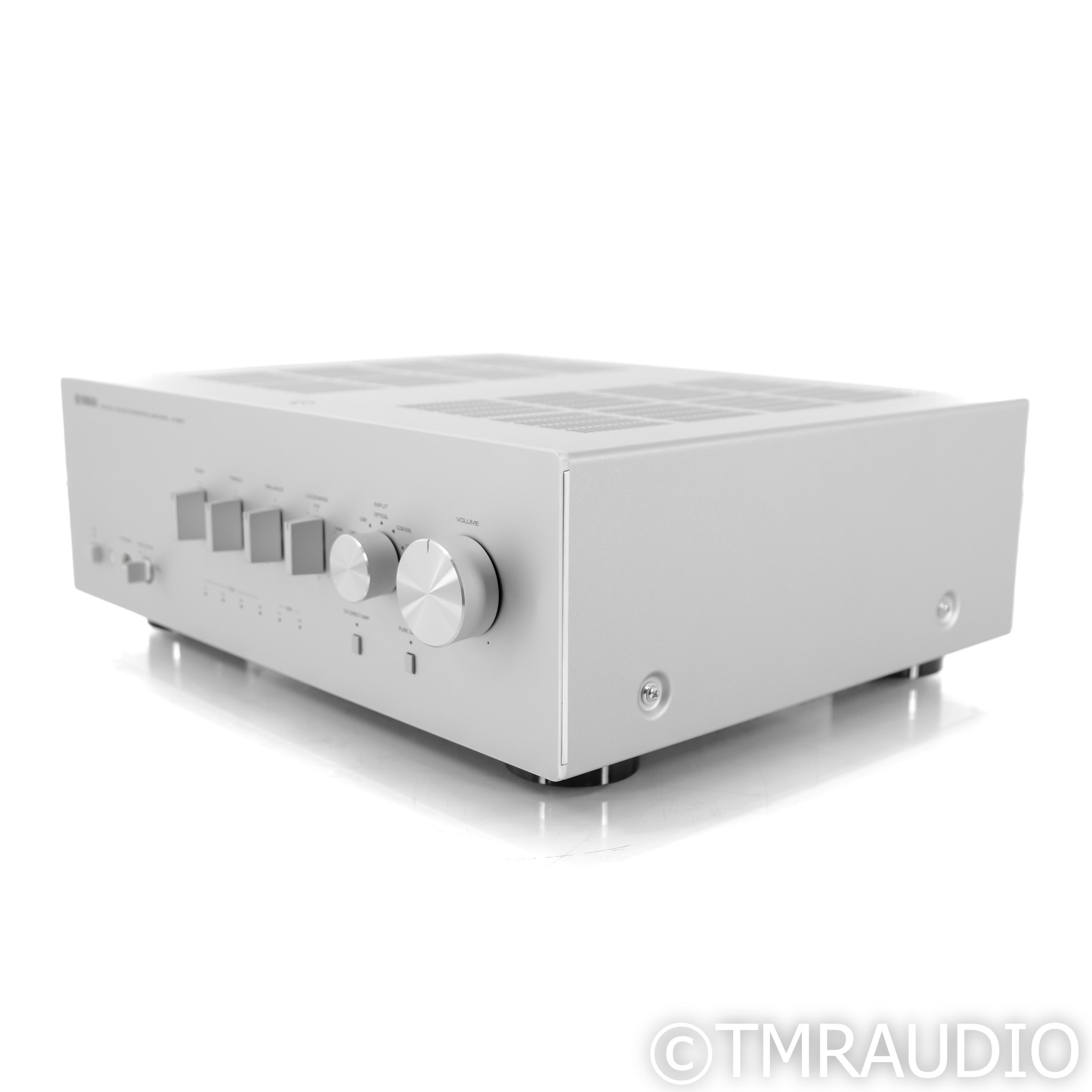 Yamaha A-S801 Stereo Integrated Amplifier; Remote; Silver; MM Phono