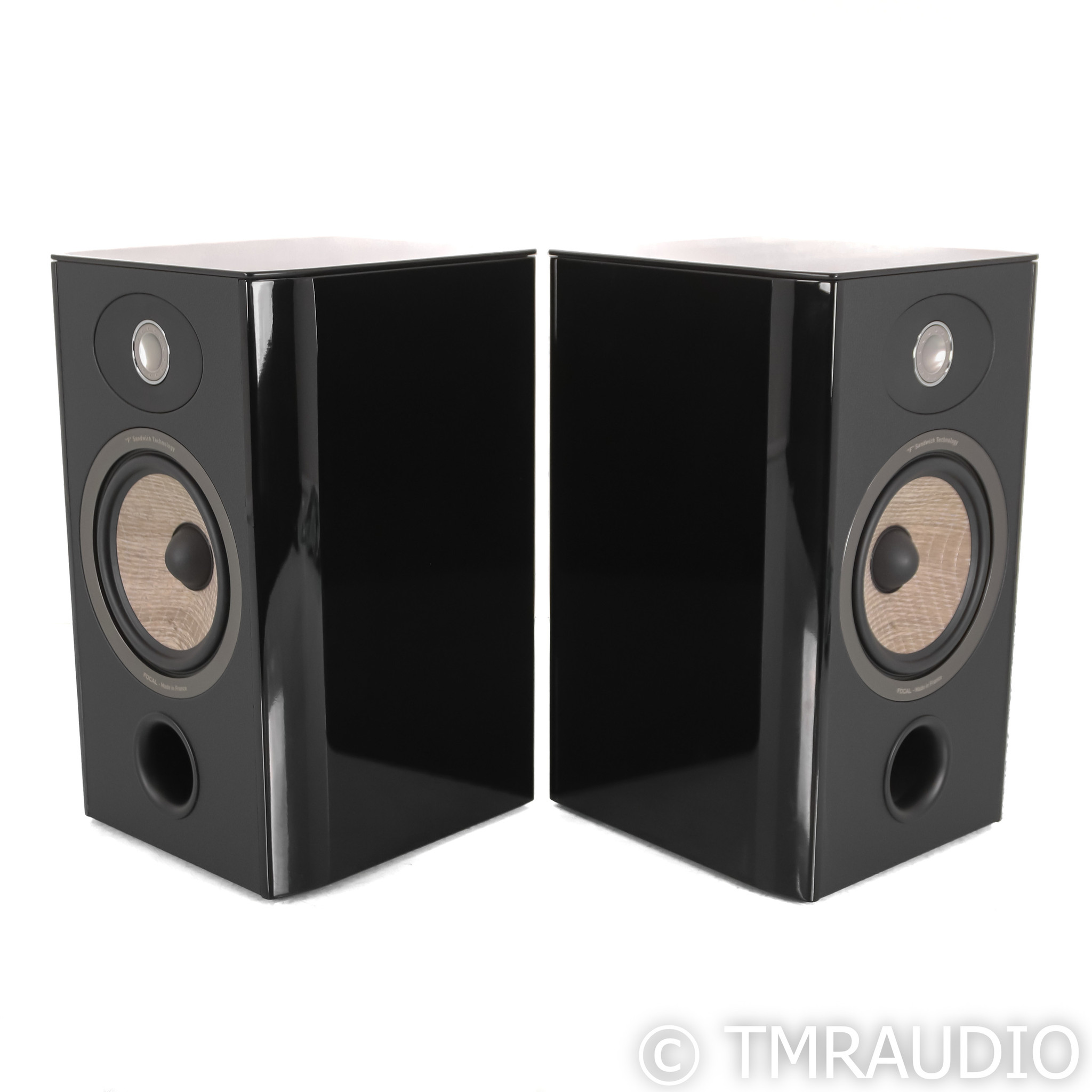 Focal Aria 906 Bookshelf Speakers; Black High Gloss Pair - The