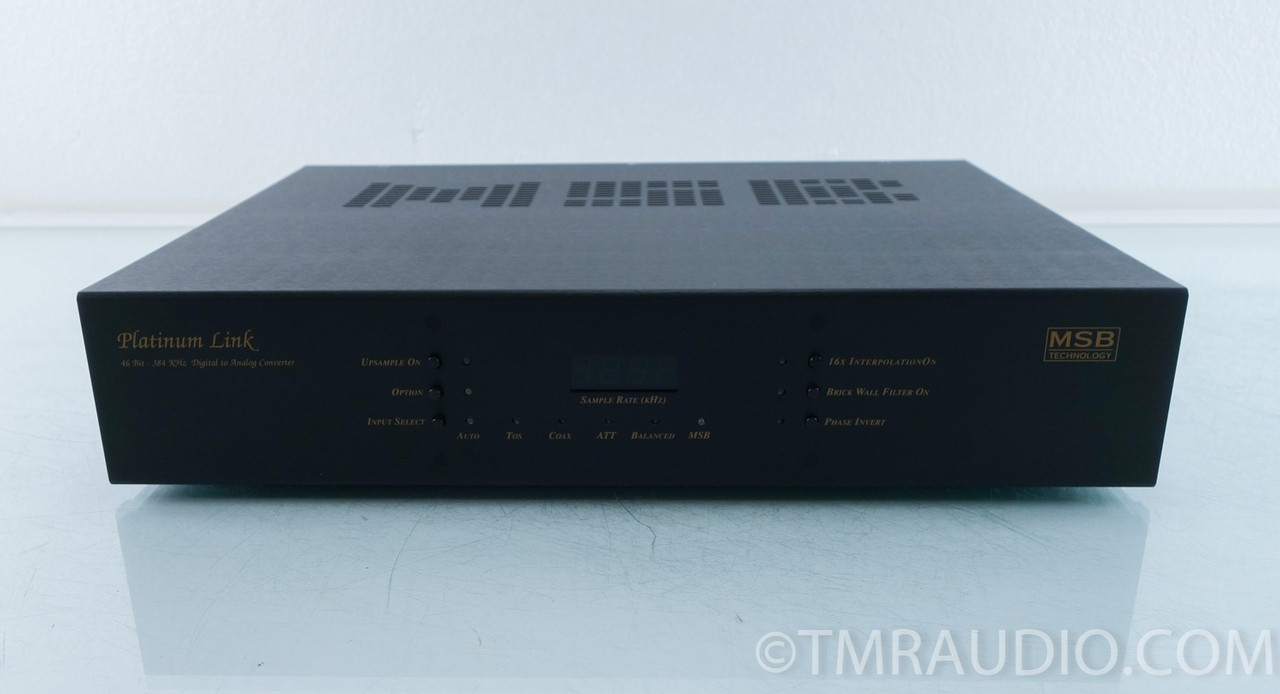 MSB Technology Platinum Link DAC; D/A Converter - The Music Room