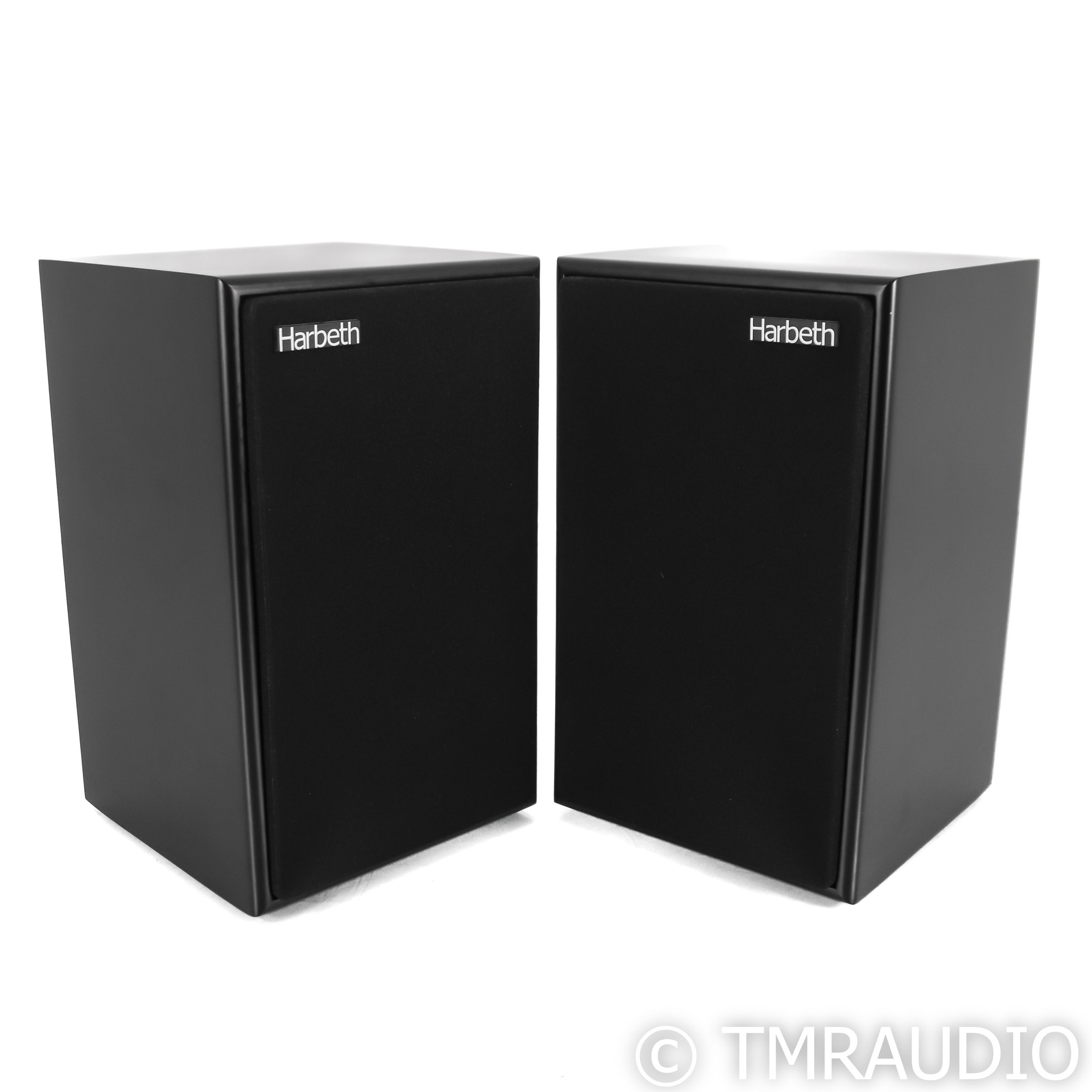 Harbeth P3ESR XD Bookshelf Speakers; Black Satin Pair (Open Box) The