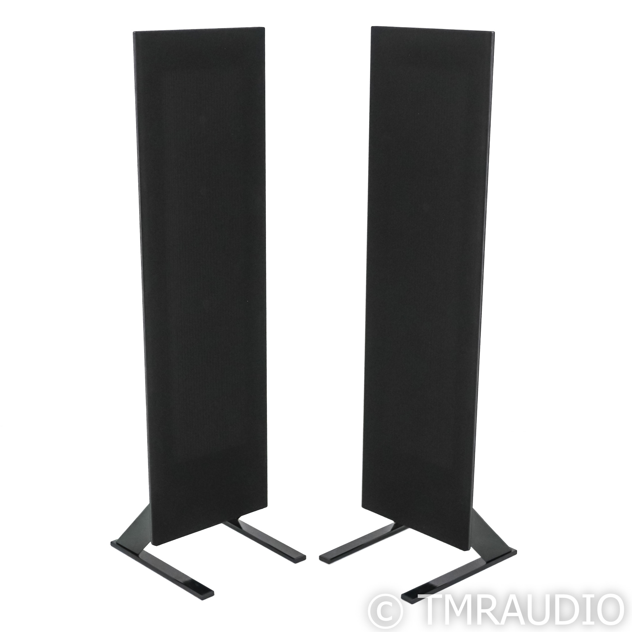 Magnepan LRS Magneplanar Floorstanding Speakers; Upgraded Stands;Black Pair