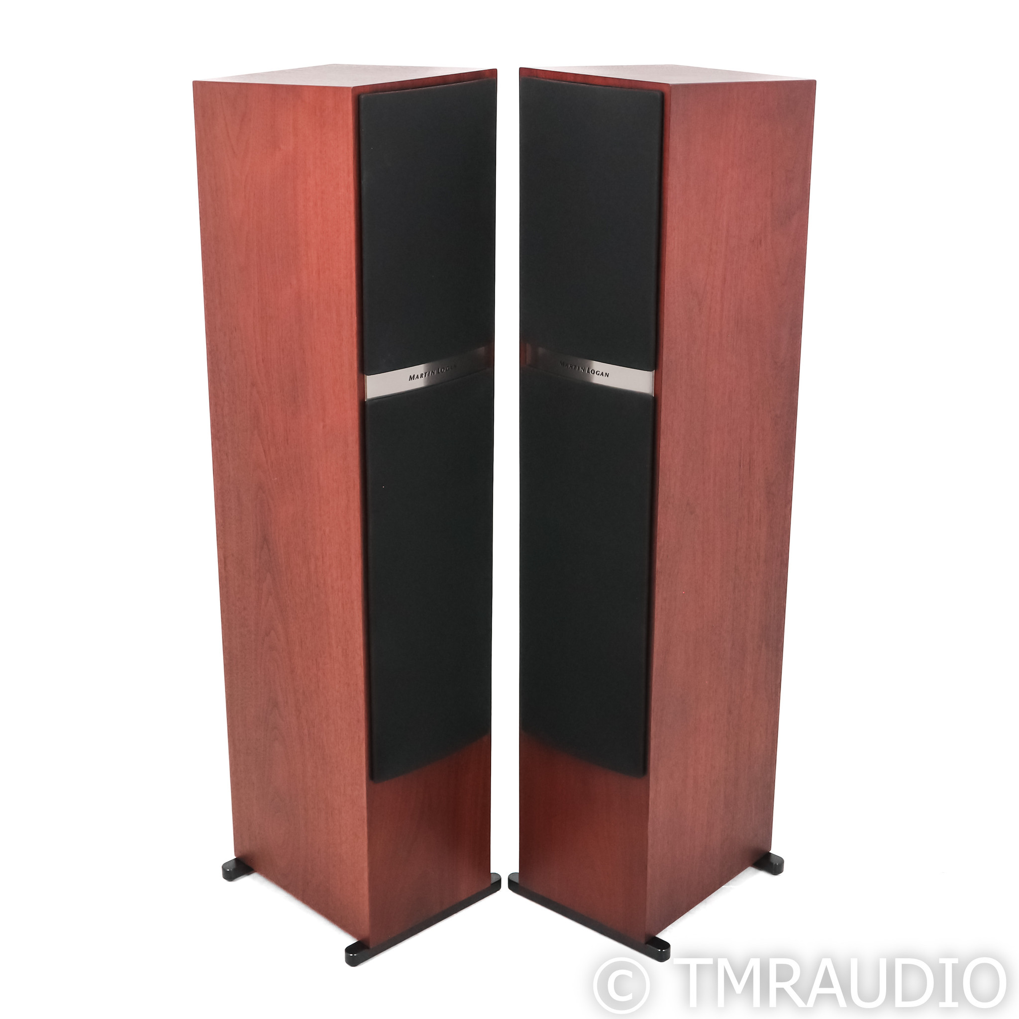 Martin Logan Motion 60XTi Floorstanding Speakers; Red Walnut Pair