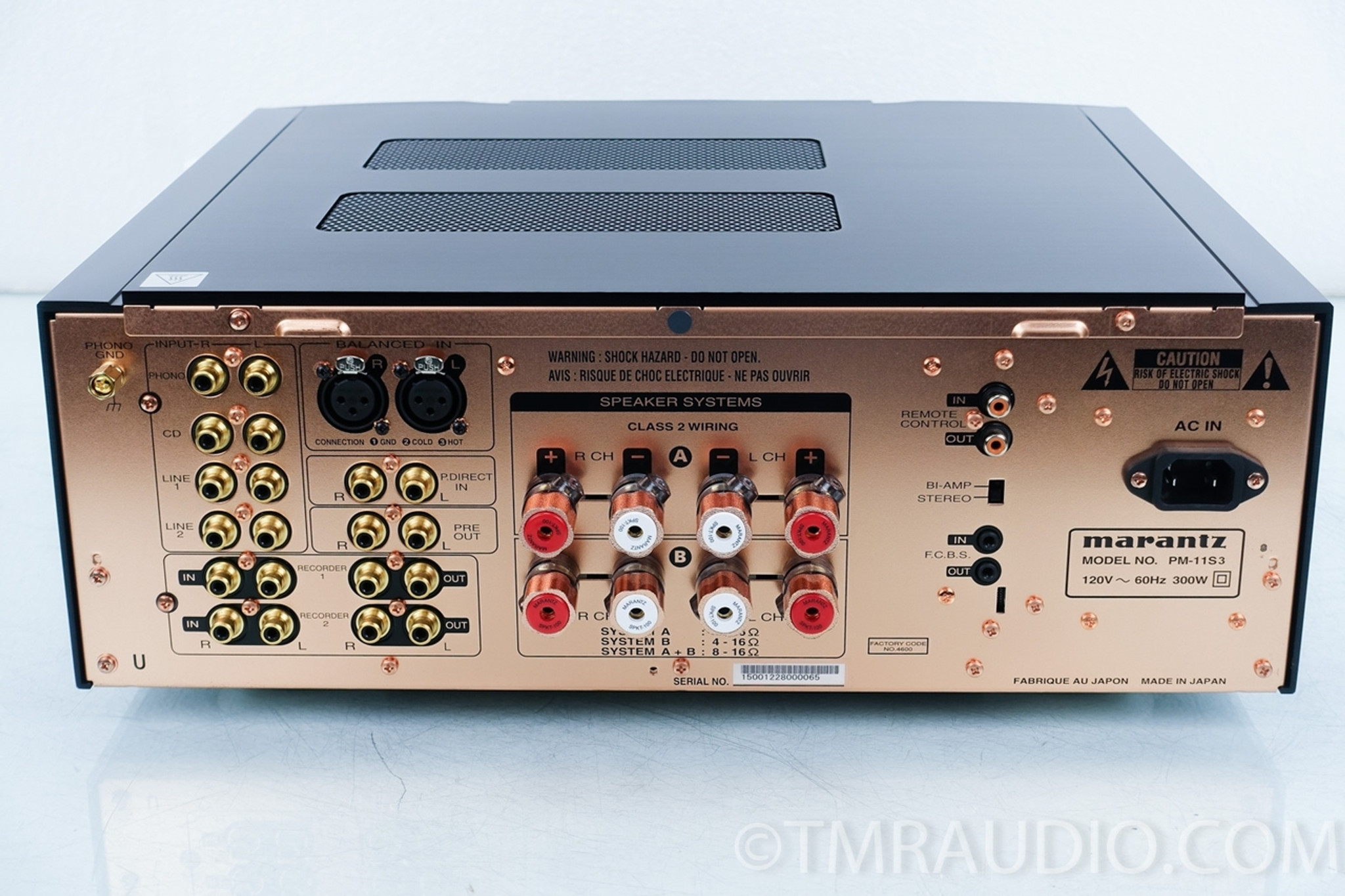Marantz PM-11S3 Integrated Amplifier; Reference Series - The Music 