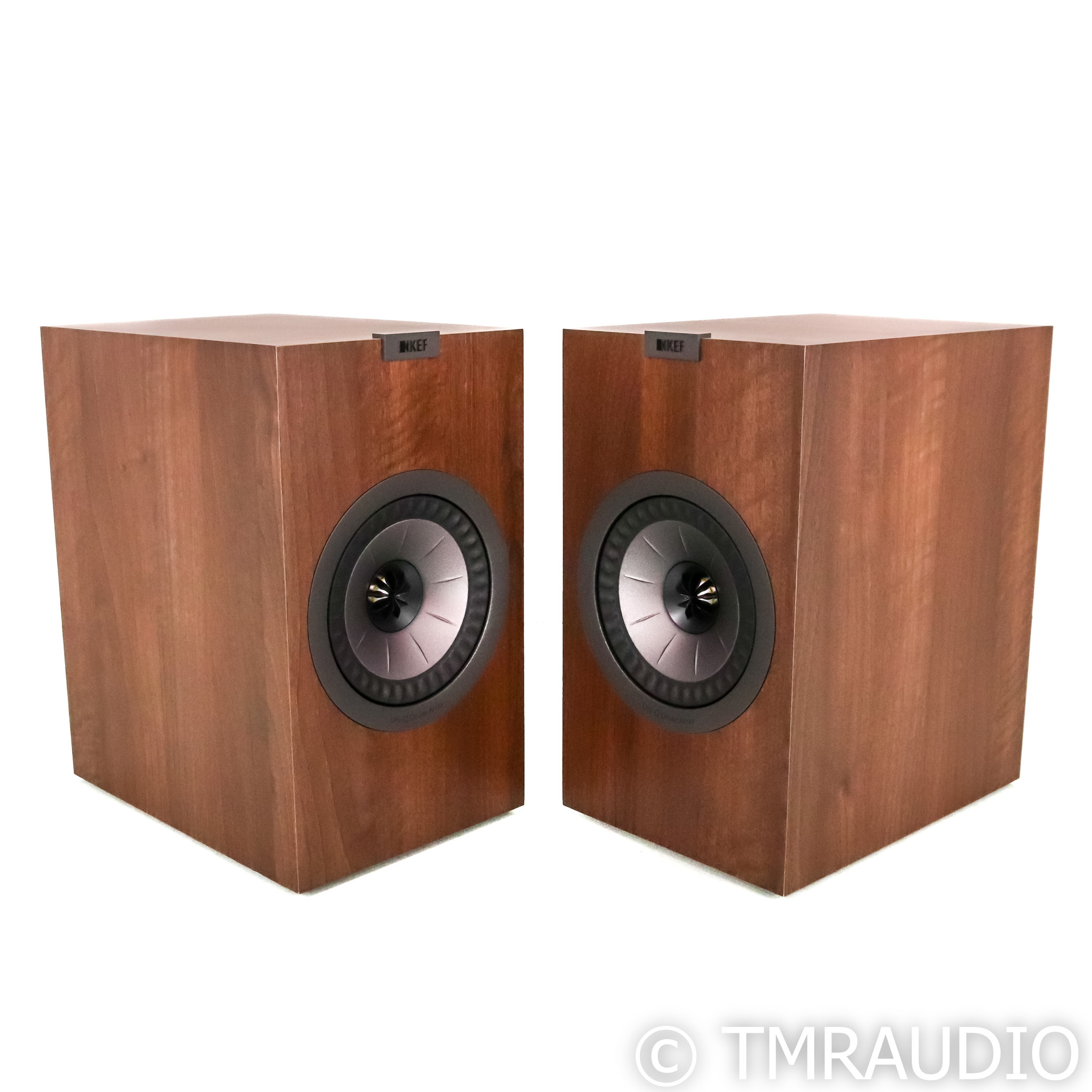 KEF Q350 Bookshelf Speakers; Pair Walnut