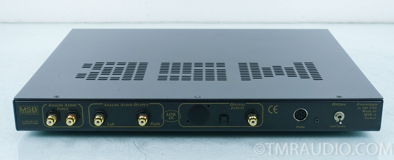 MSB Technology Link DAC III; D/A Converter - The Music Room