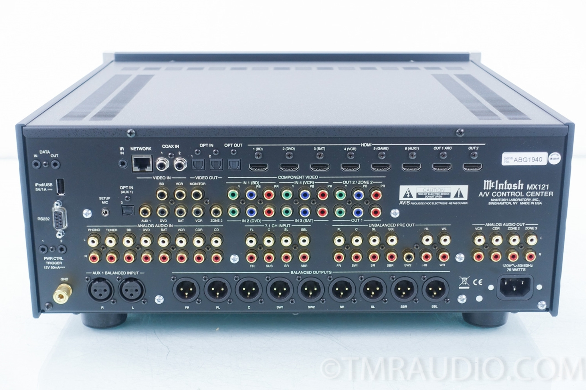 McIntosh MX121 Home Theater Preamplifier / Processor; MX121 The