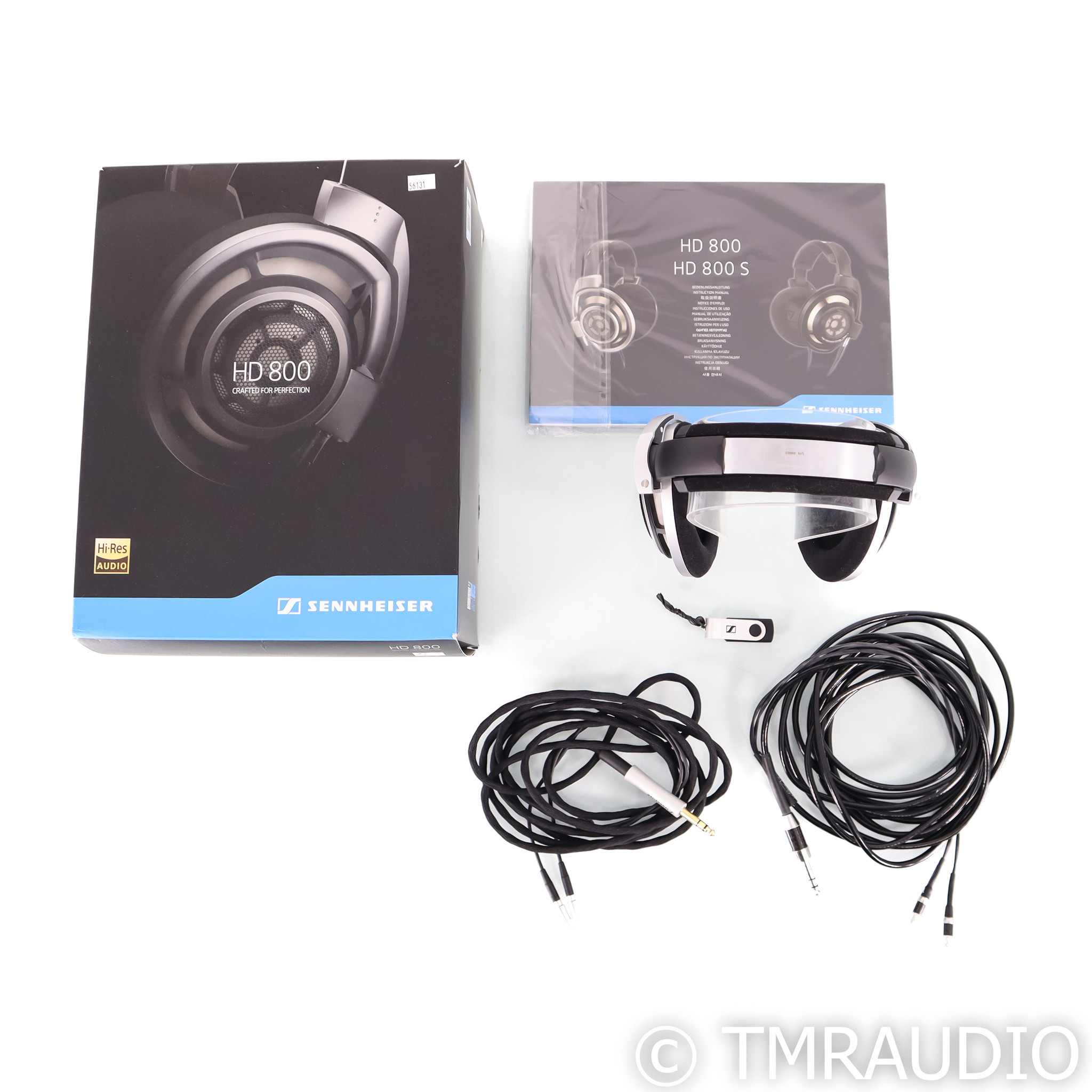 Sennheiser HD800 Open Back Headphones HD 800 Upgraded Cable