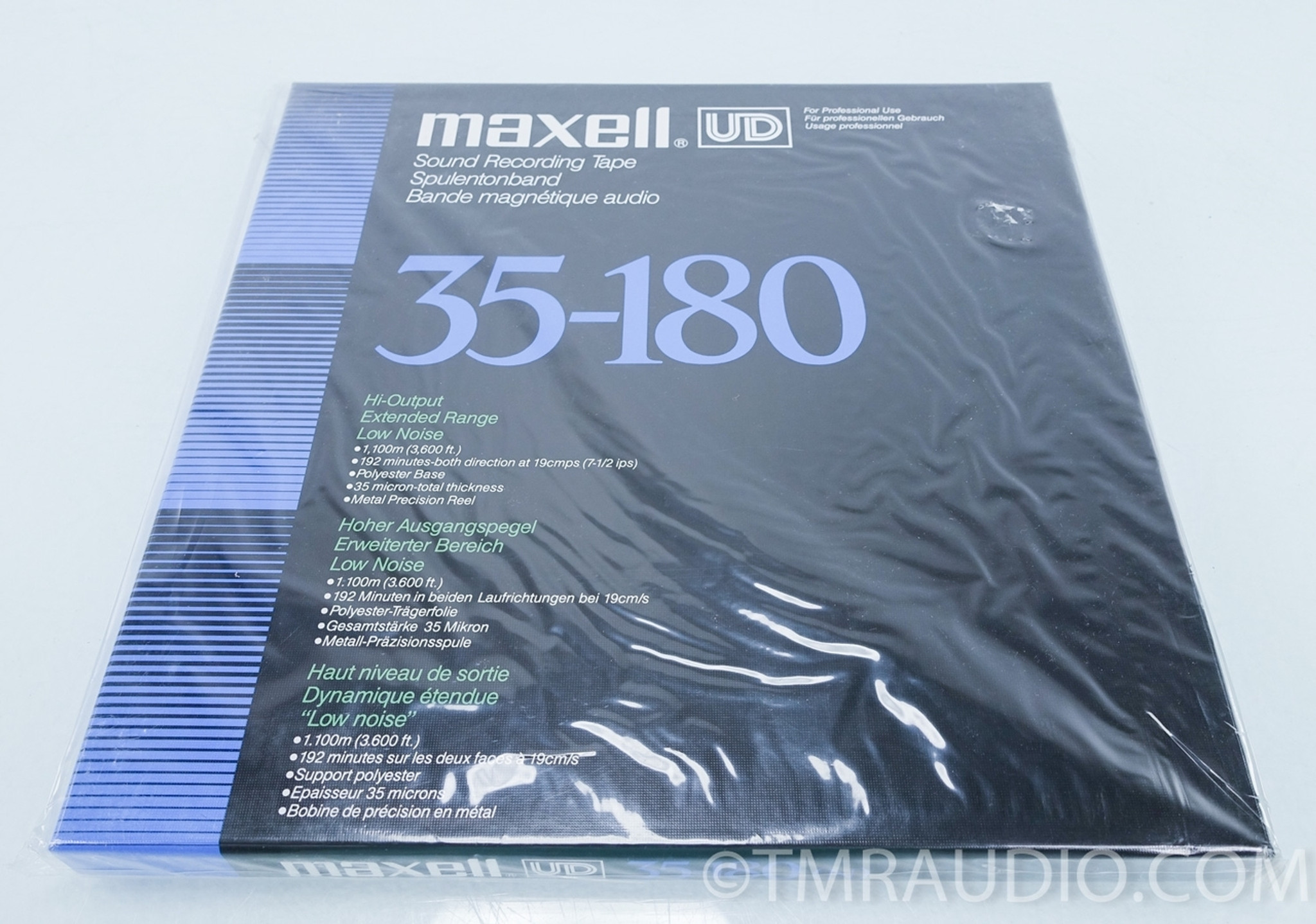 Maxell UD 35-180 Blank Tape / Metal Reel NEW / Sealed - The Music Room