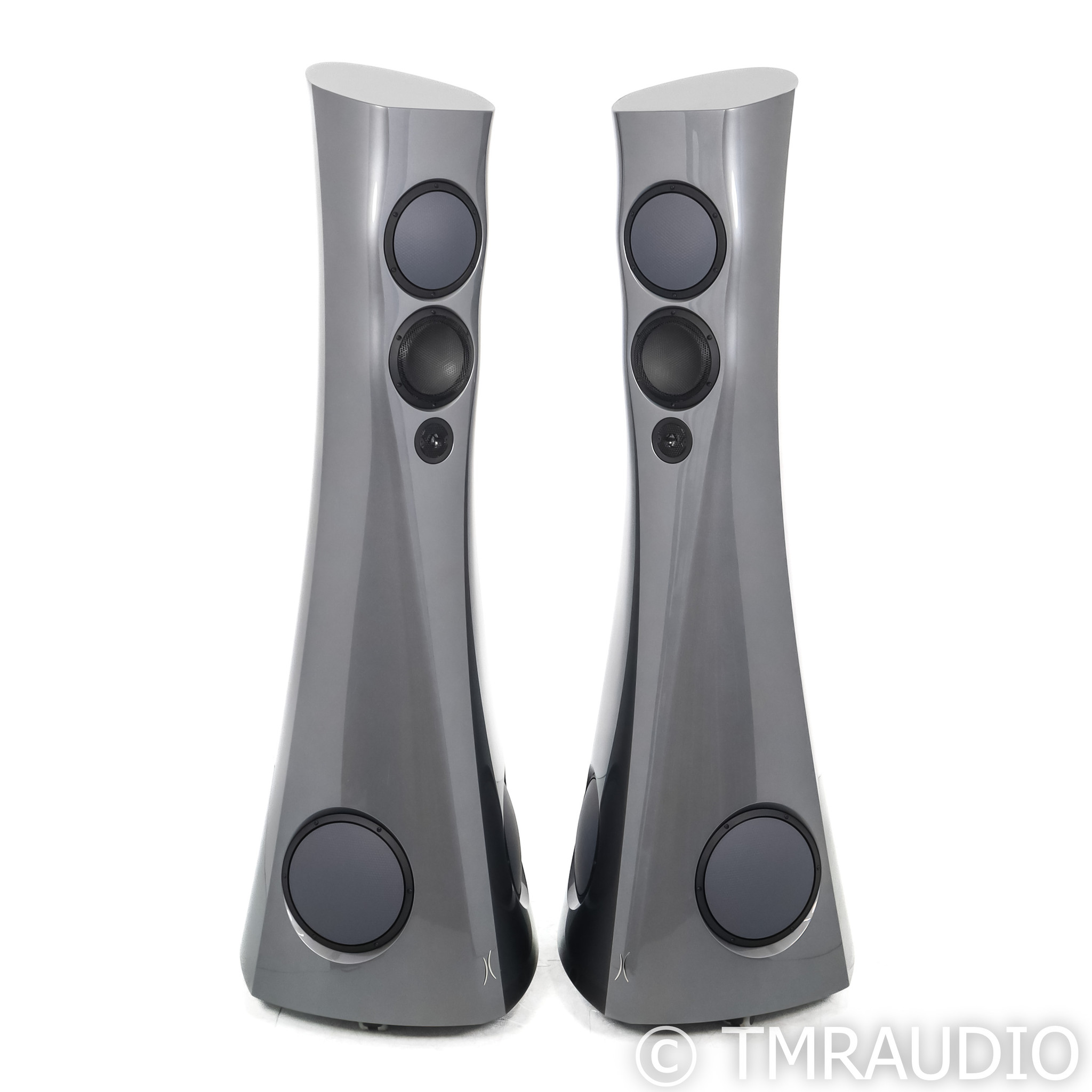 Estelon Forza Floorstanding Speakers; Dark Silver Pair