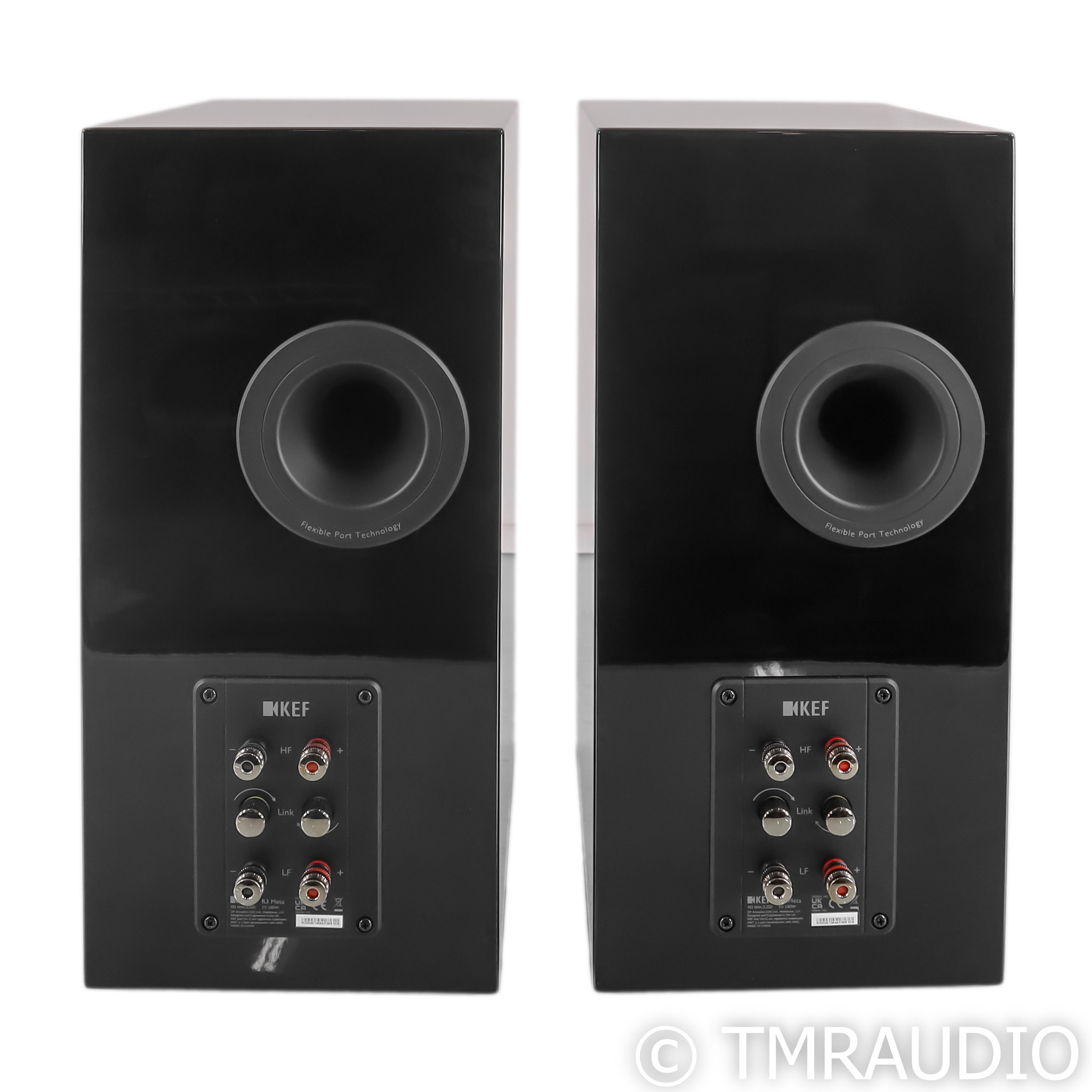 KEF R3 Meta Bookshelf Speakers; Black Gloss Pair (SOLD