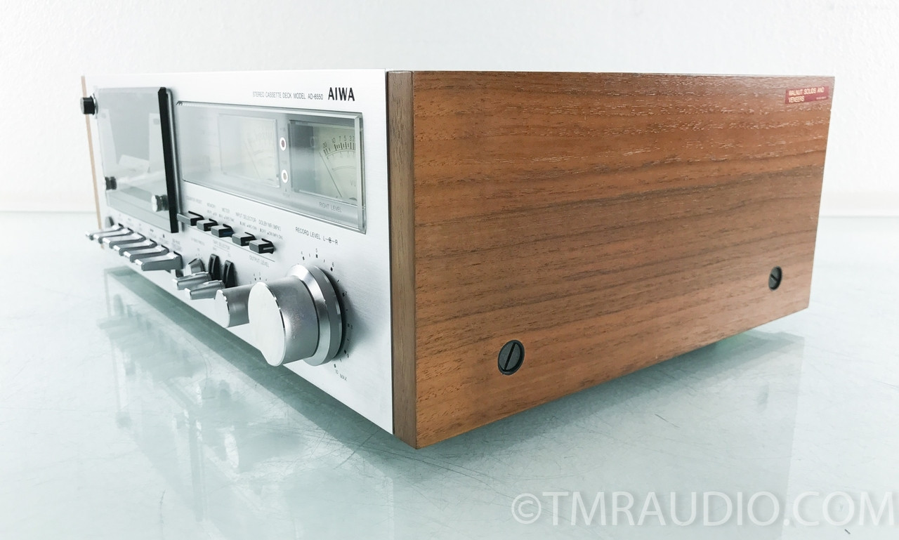 Aiwa AD6550 Vintage Stereo Cassette Deck; Tape Recorder The Music Room