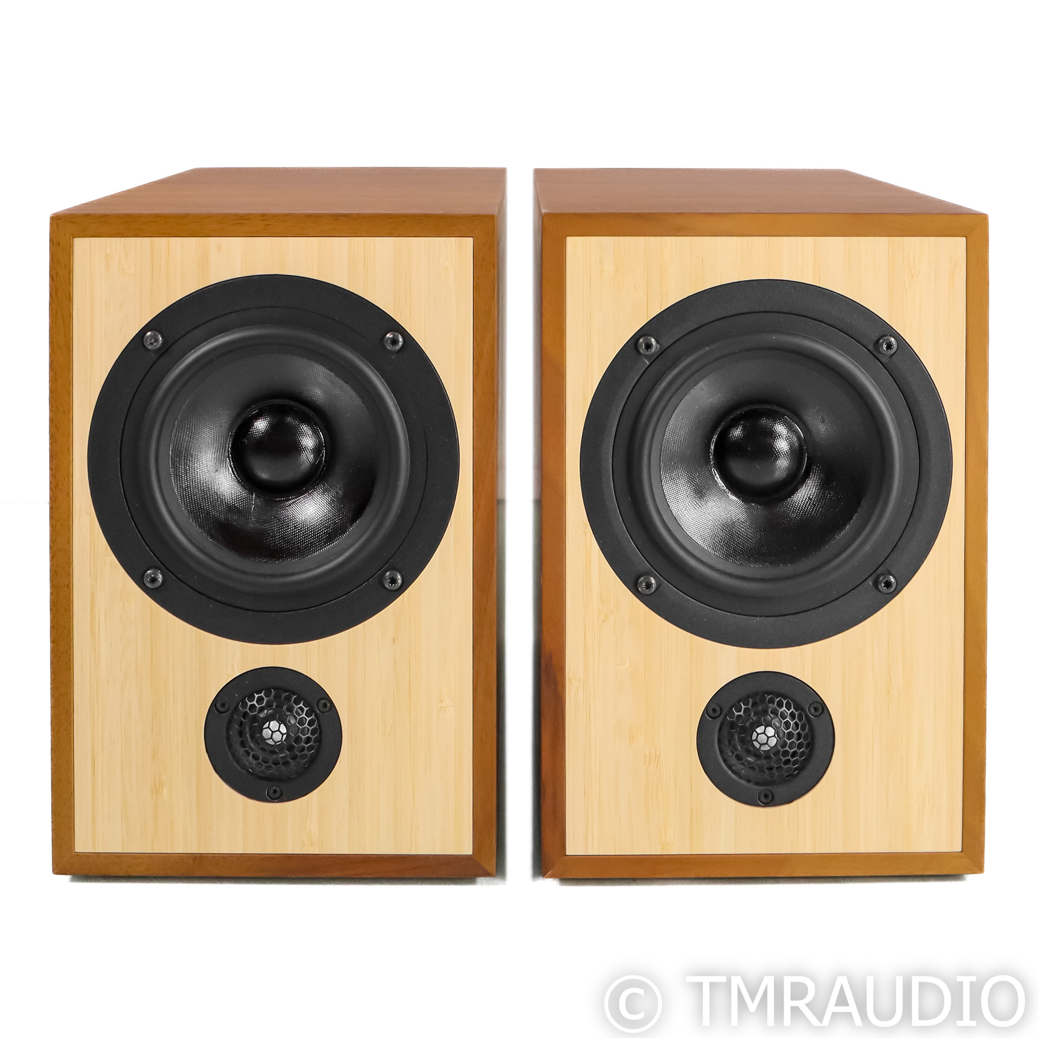 Trenner & Friedl Art Bookshelf Speakers; Walnut & Maple Pair The