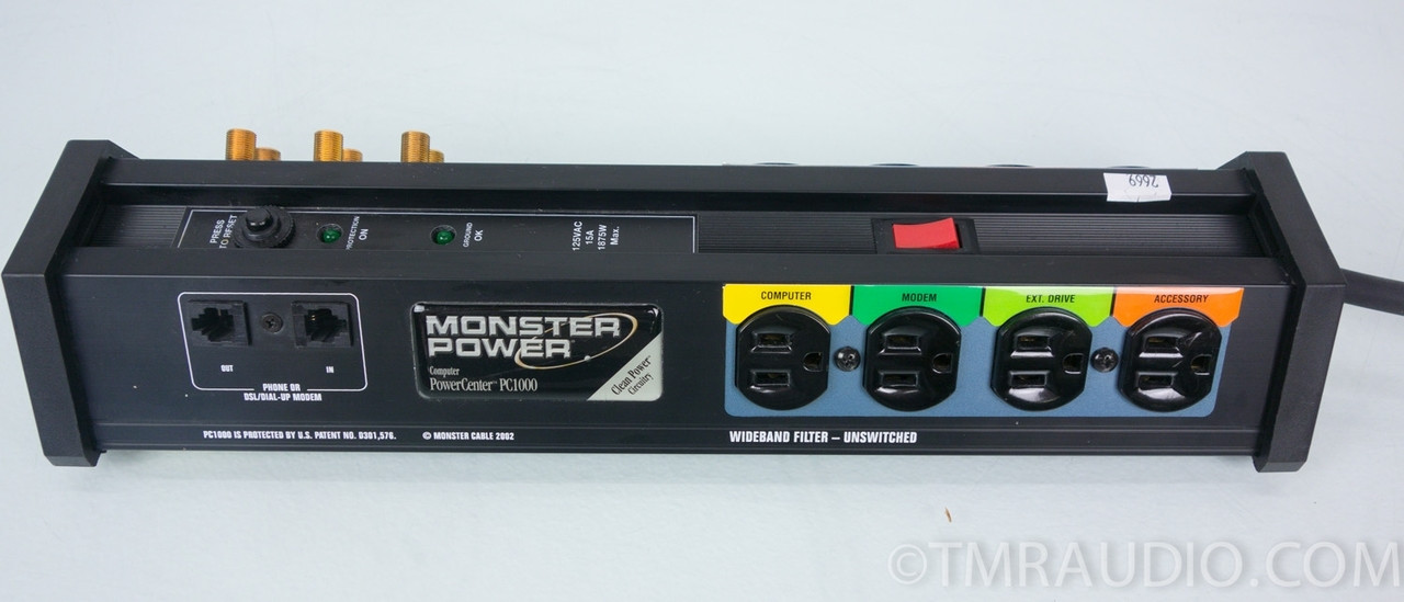 Monster PC1000 Surge Protector / Home Theater PowerCenter The Music Room