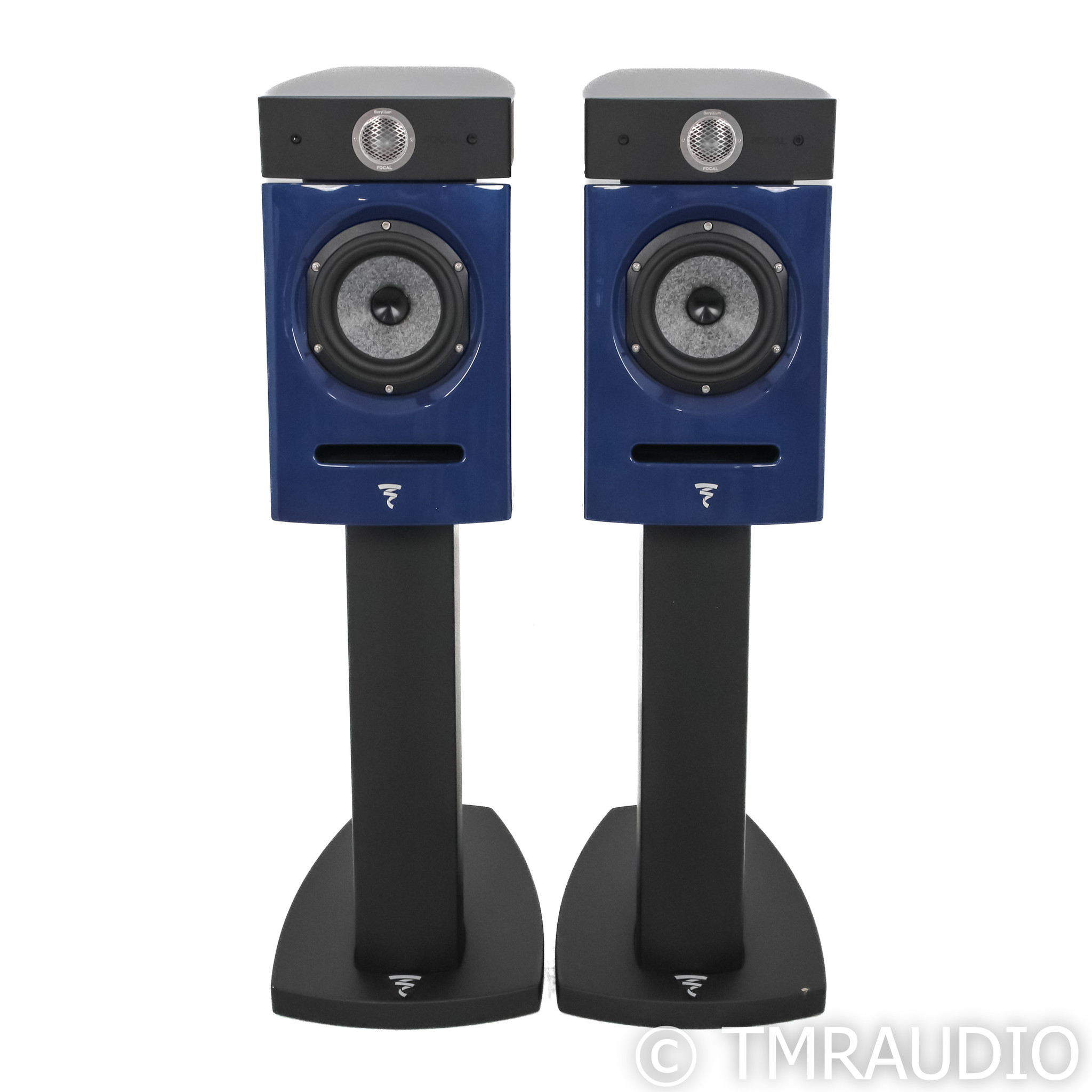 Focal Diablo Utopia Evo Bookshelf Speakers; Metallic Blue Pair w