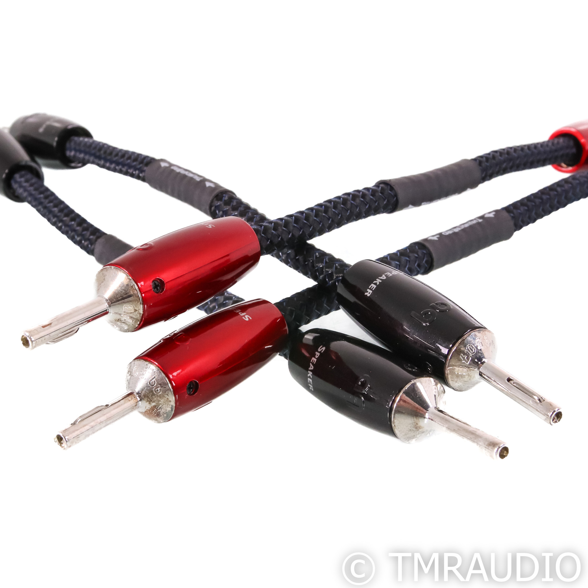 ケーブル・シールド audioquest Biwire Jumpers Silver (PSS) AudioQuest PSC BiWire Jumpers - 1 x Bare Wire > 1 x Bare
