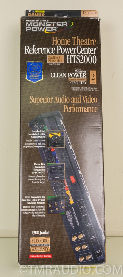 Monster HTS2000 Home Theatre Power Center in Factory Box The Music Room