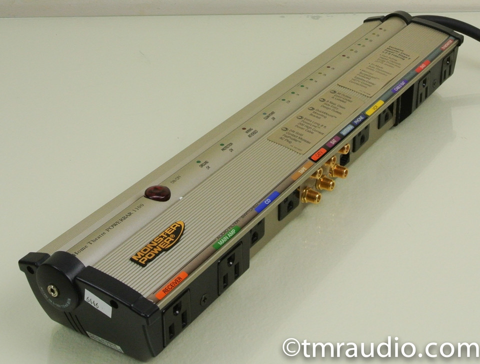 Monster Power Home Theater PowerBar 1100 Surge Protector The Music Room