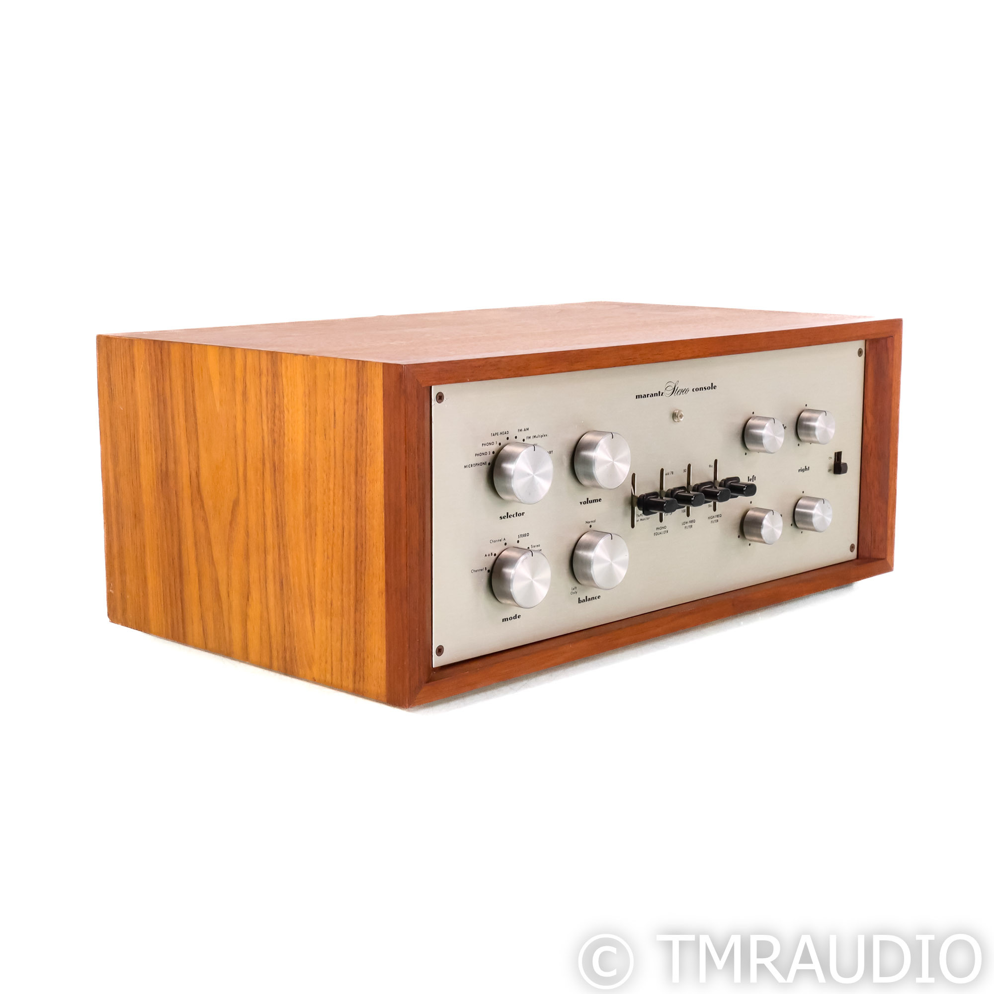 Marantz 7c Vintage Stereo Tube Preamplifier w/ Walnut Case (Needs Work)