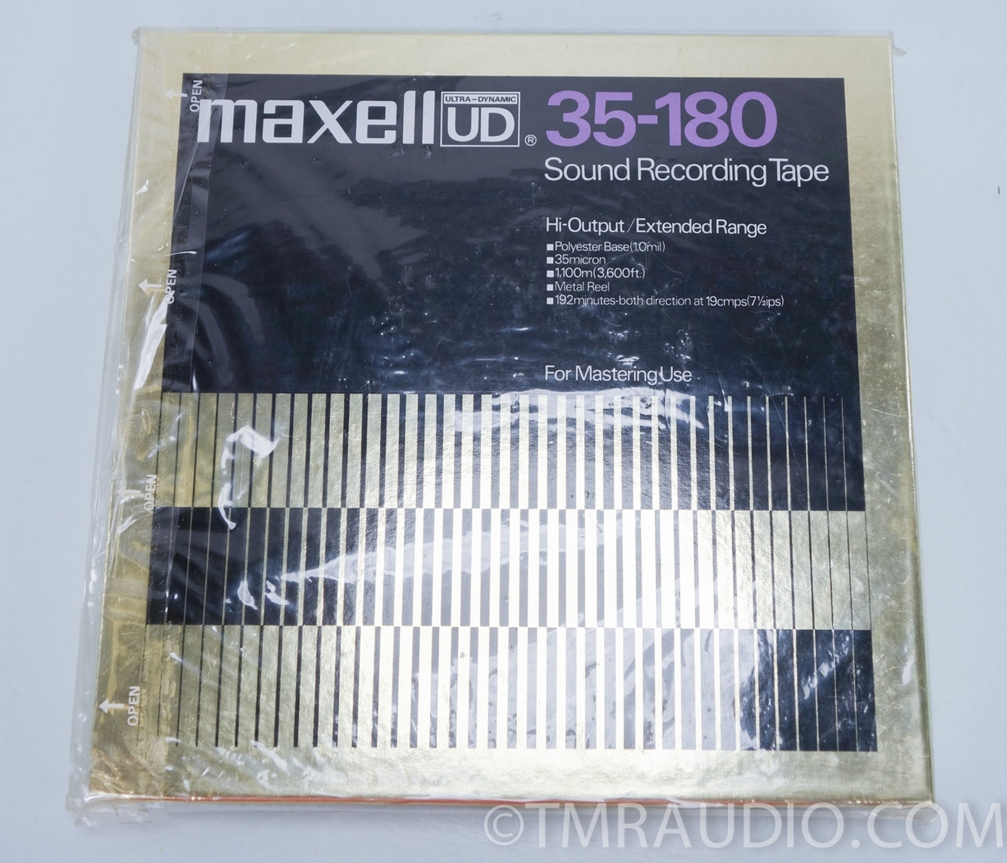 NIB Maxell UD 35-180 Metal 10.5 Reel to Reel Tape Blank (New) - The Music  Room