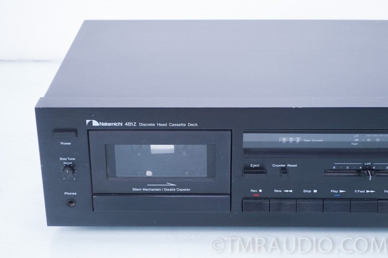 Nakamichi 481Z Stereo Cassette Deck / Tape Recorder - The Music Room