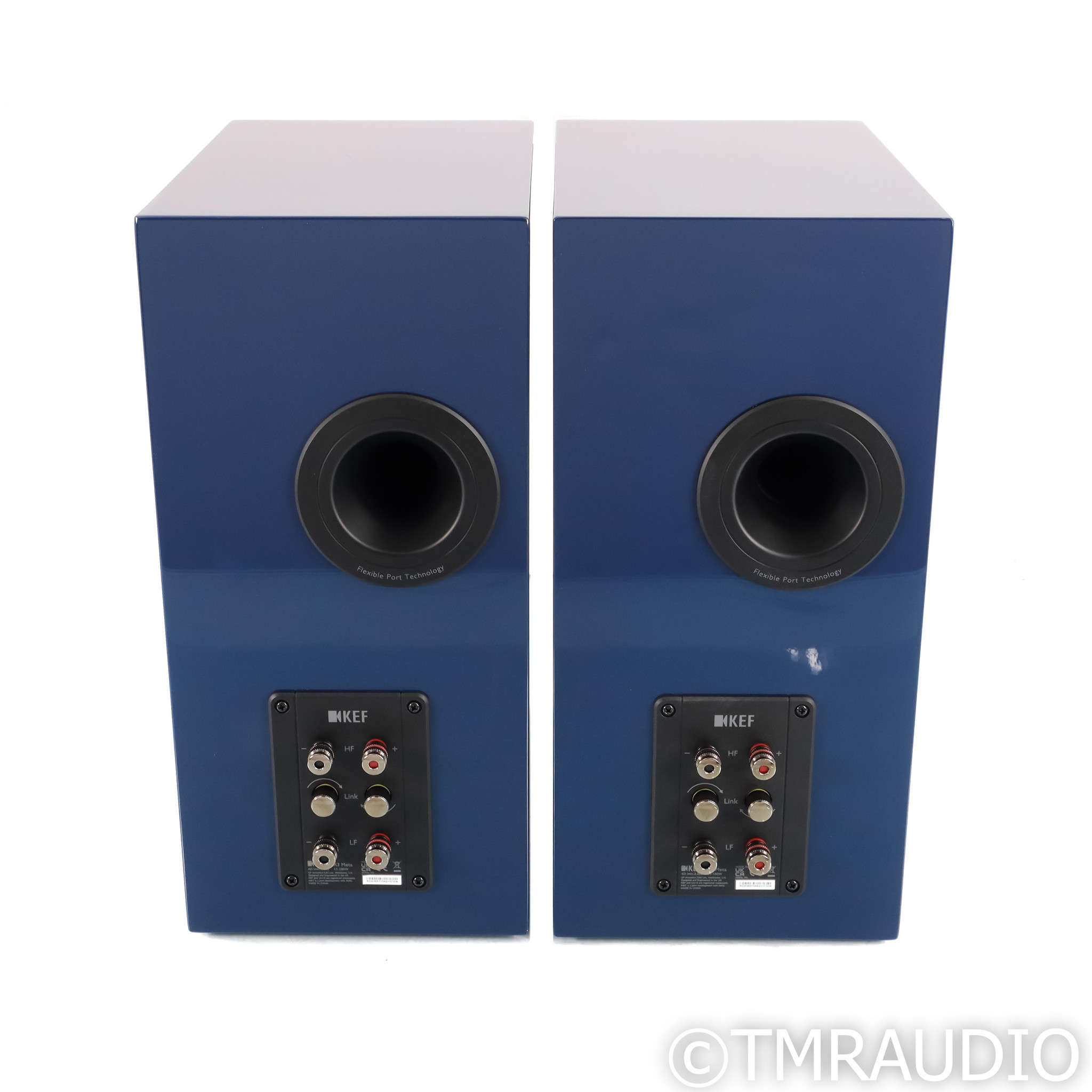 KEF R3 Meta Bookshelf Speakers Indigo Gloss Pair (SOLD) The Music Room