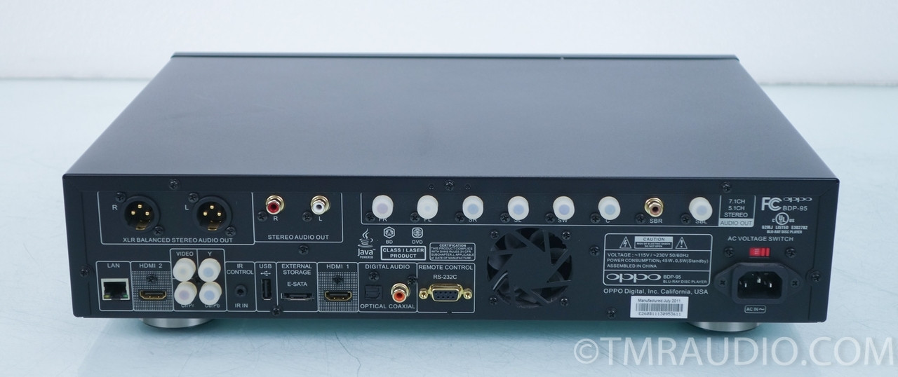 Oppo BDP95 BluRay Disc Player The Music Room
