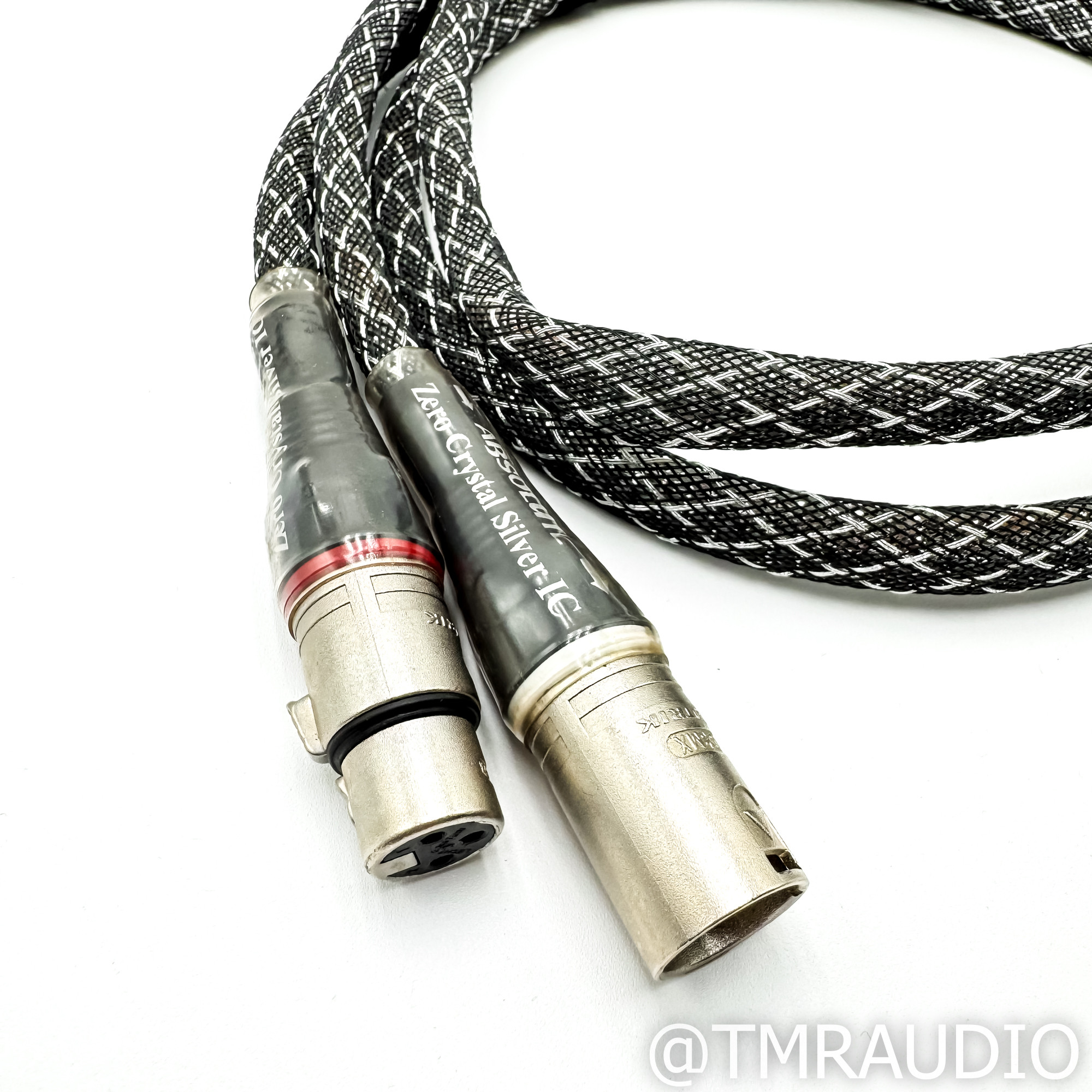 Acoustic Zen Absolute Zero Crystal Silver XLR Cables