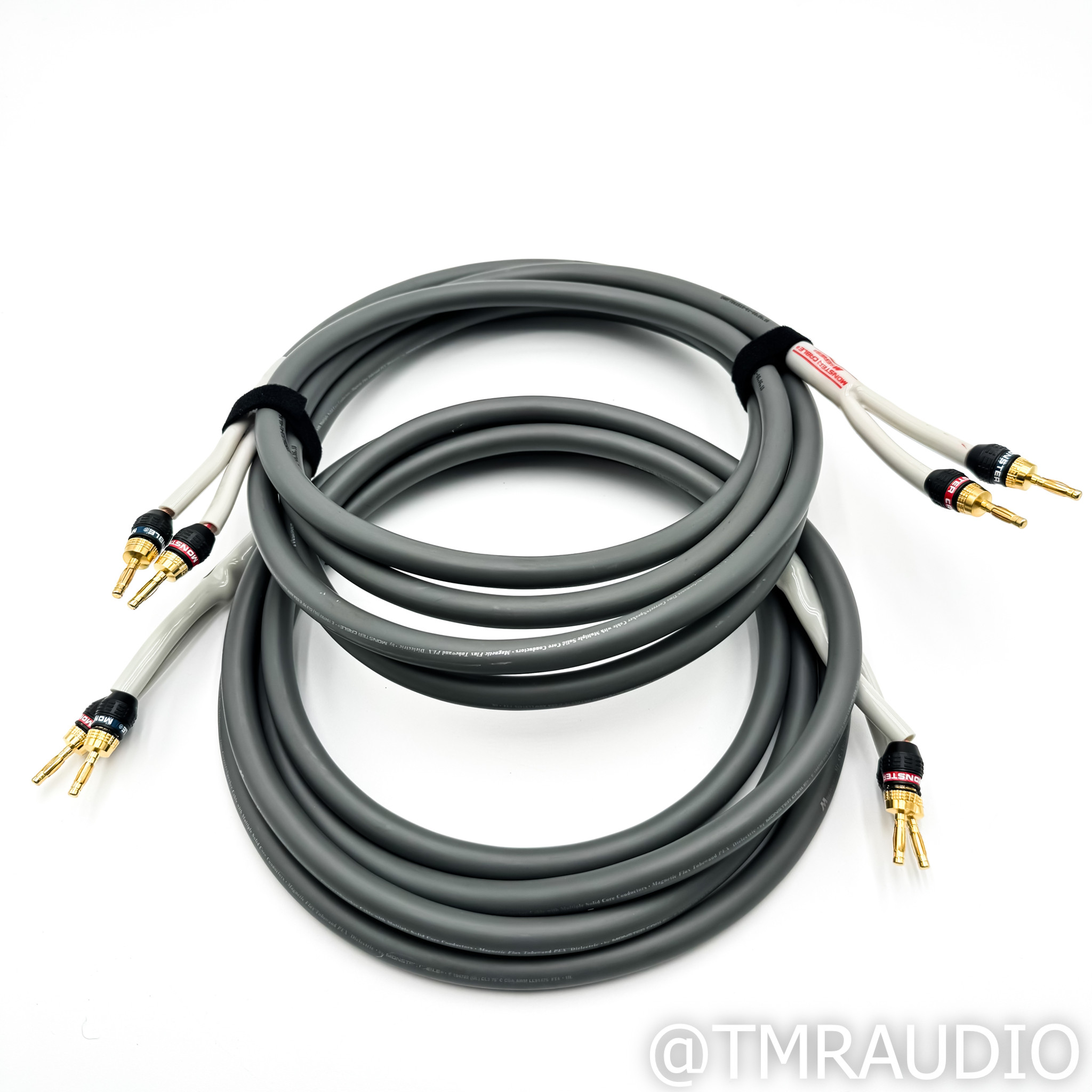 Monster Cable 1.2s Speaker Cables; 10 ft Pair w/ Banana