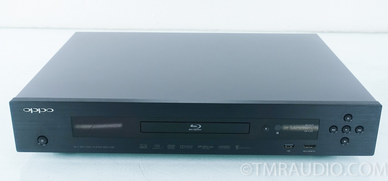 Oppo BDP-103D Bluray Disc Player; Blu-Ray - The Music Room