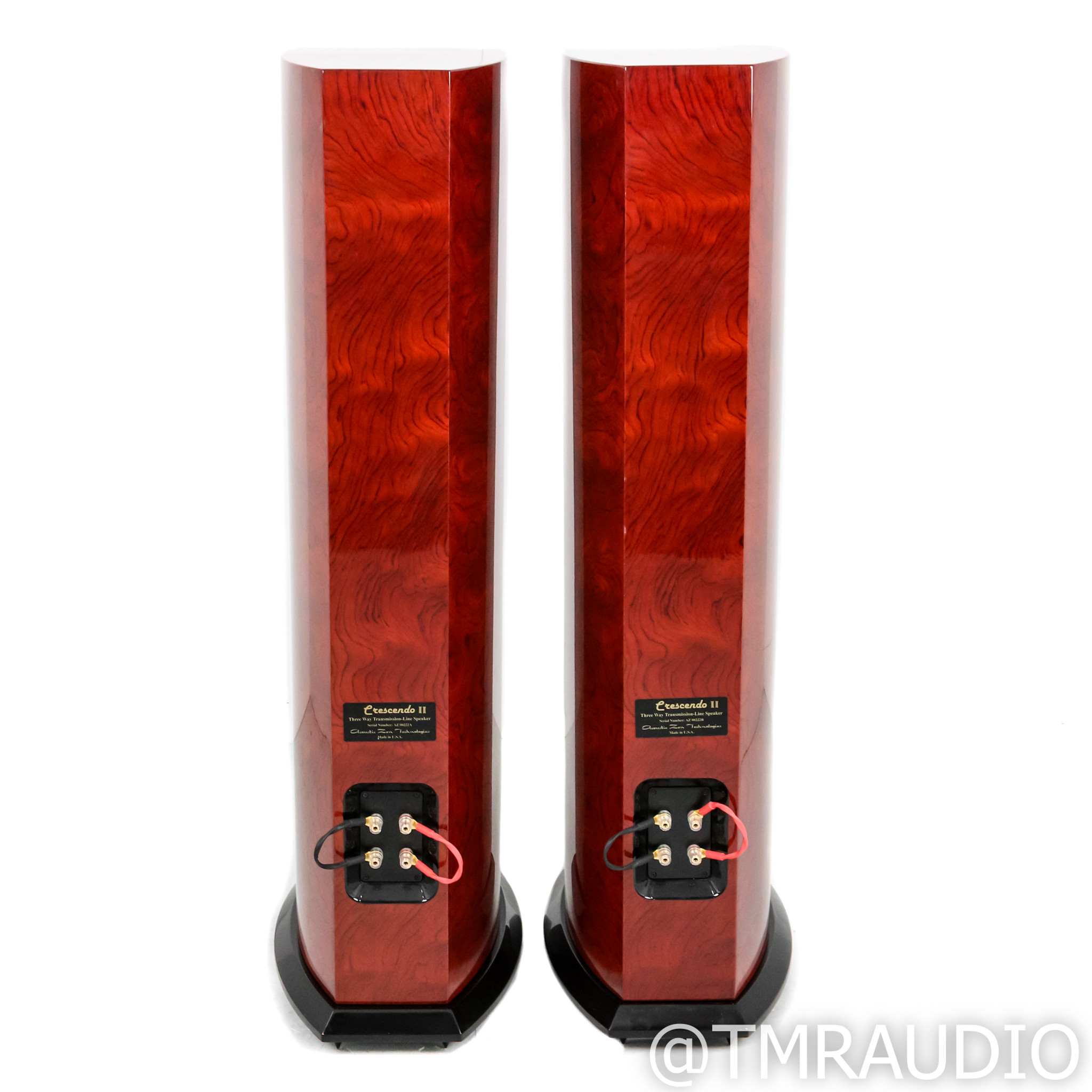 Acoustic Zen Crescendo MKII Floorstanding Speakers; Pair