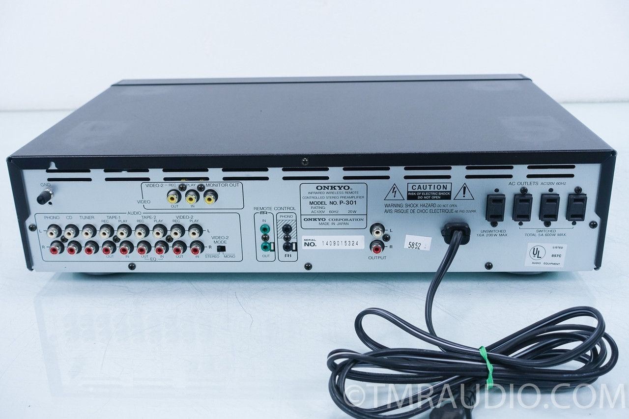 Onkyo P301 Stereo Preamplifier / Preamp The Music Room