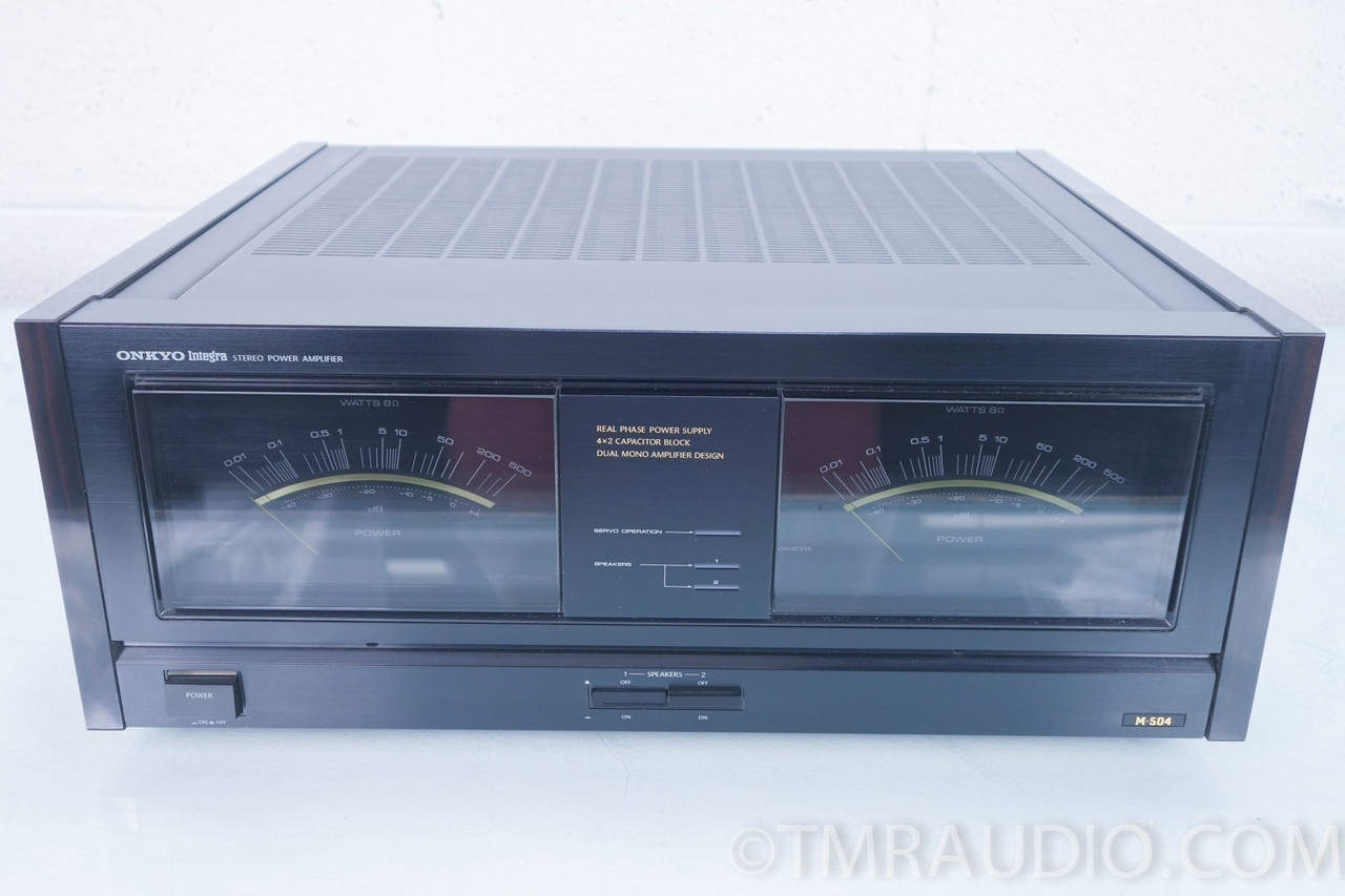 Onkyo Integra M-504 Stereo (Dual Mono) Power Amplifier; Beautiful