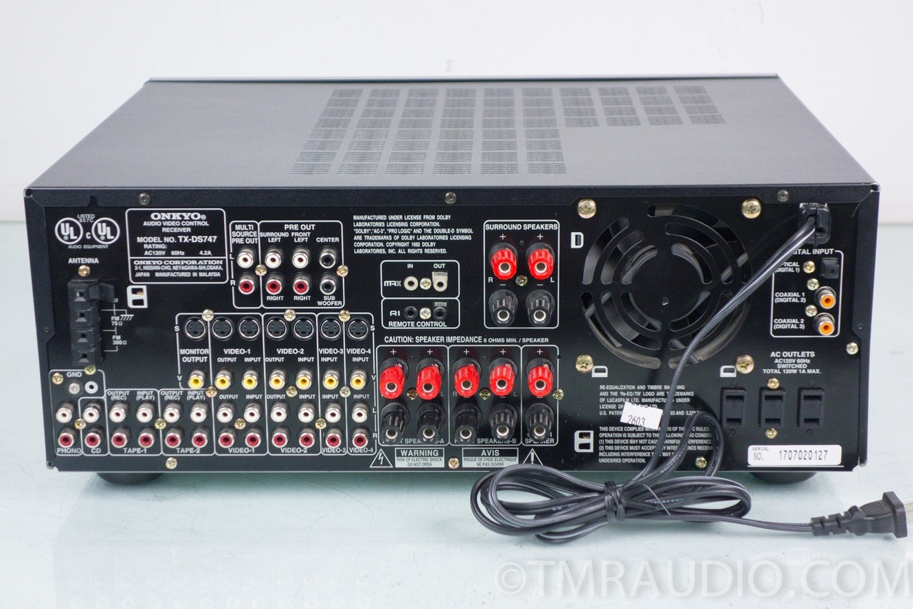 ONKYO 統合ステレオアンプ Customer Reviews: Onkyo TX-NR747 7.2-channel home theater receiver