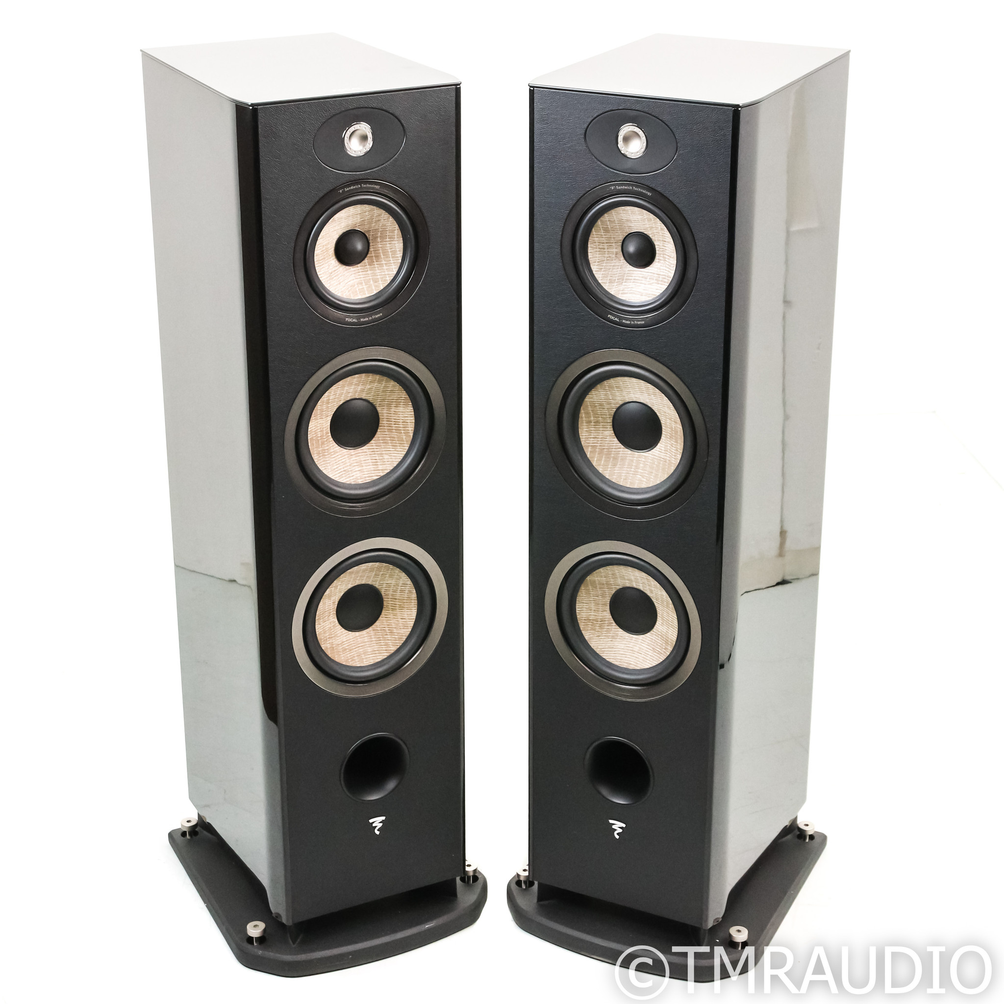 Focal Aria 948 Floorstanding Speakers; High-gloss Black Pair