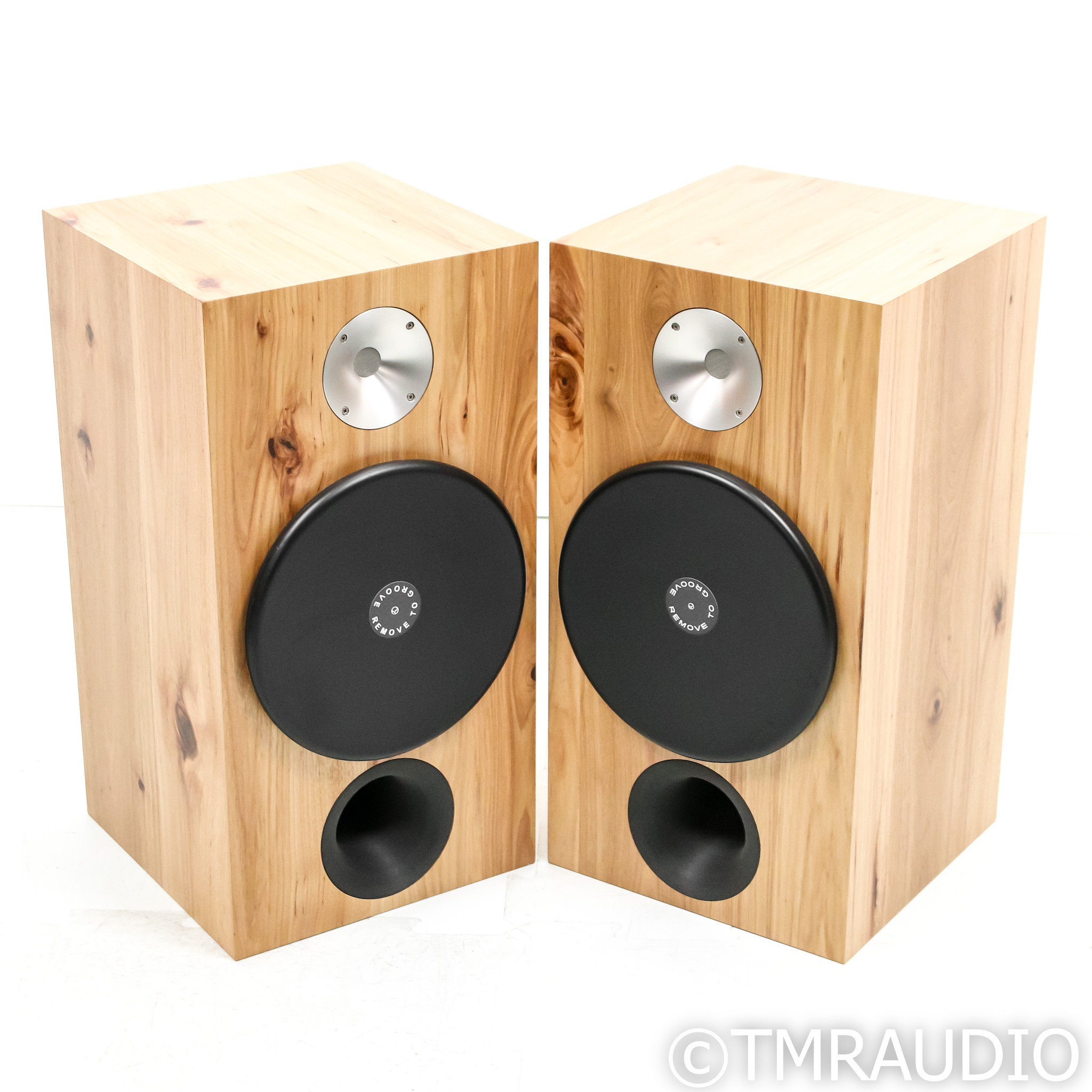 Zu Audio DWX Supreme Bookshelf Speakers; Rustic Hickory Pair - The