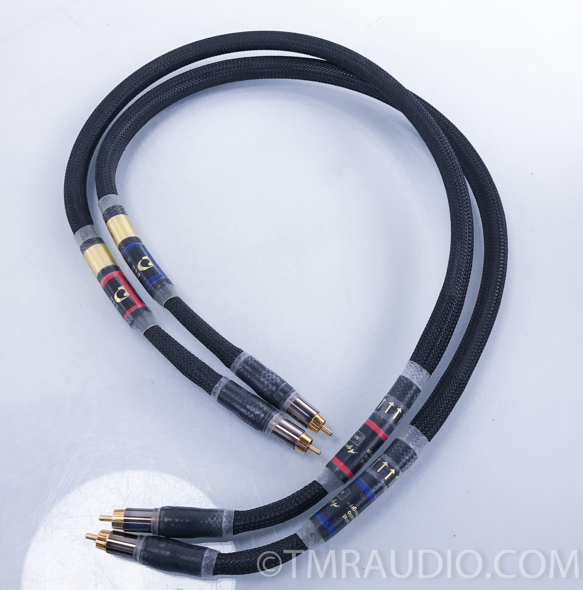 Purist Audio Design Aqueous Rev. B RCA Cables; 1m Pair Interconnects